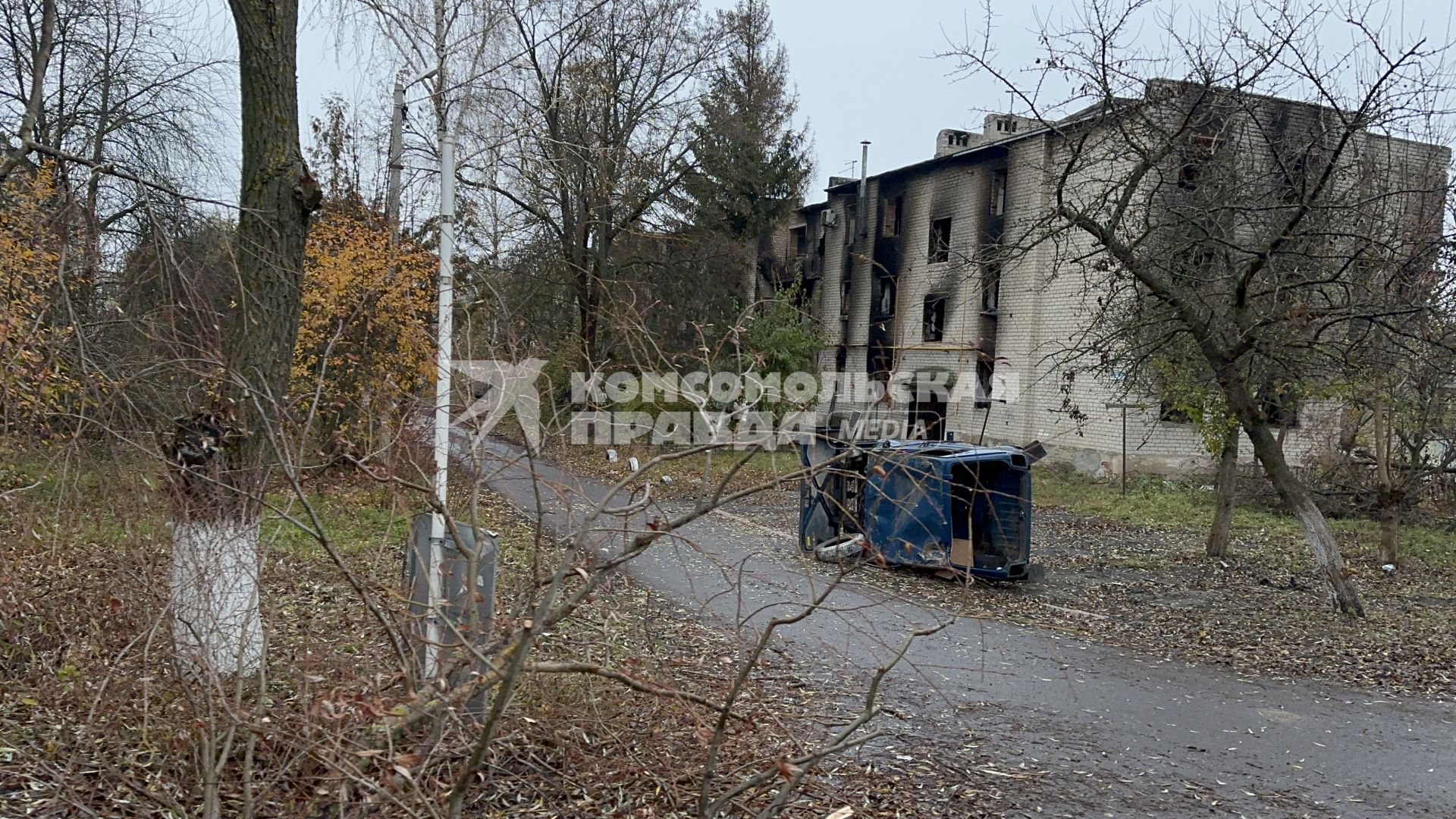 Освобожденное село Снагость Курской области