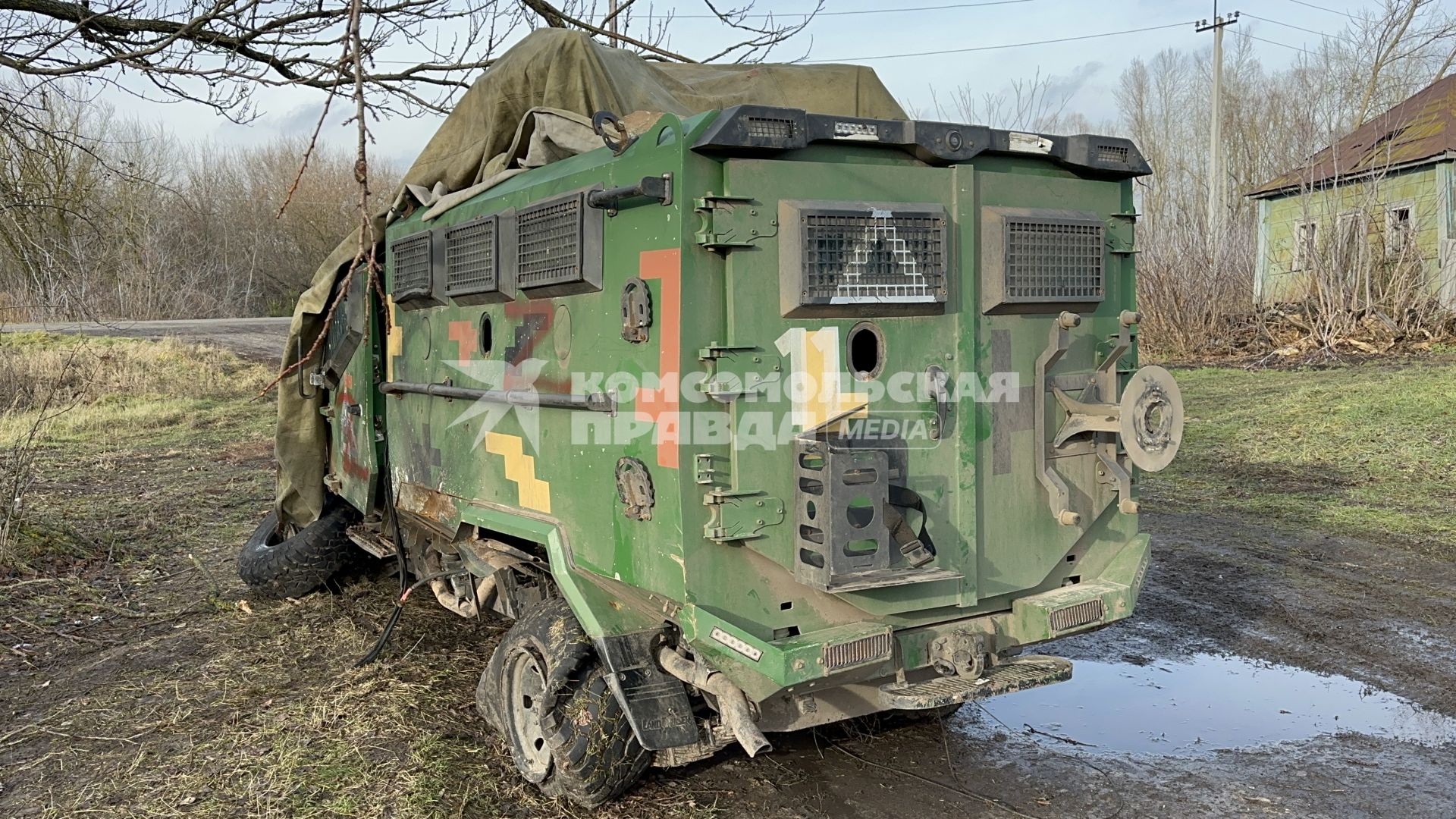 Освобожденное село Ольговка Курской области