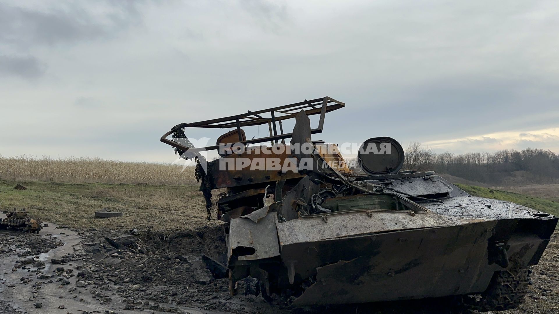 Освобожденное село Ольговка Курской области