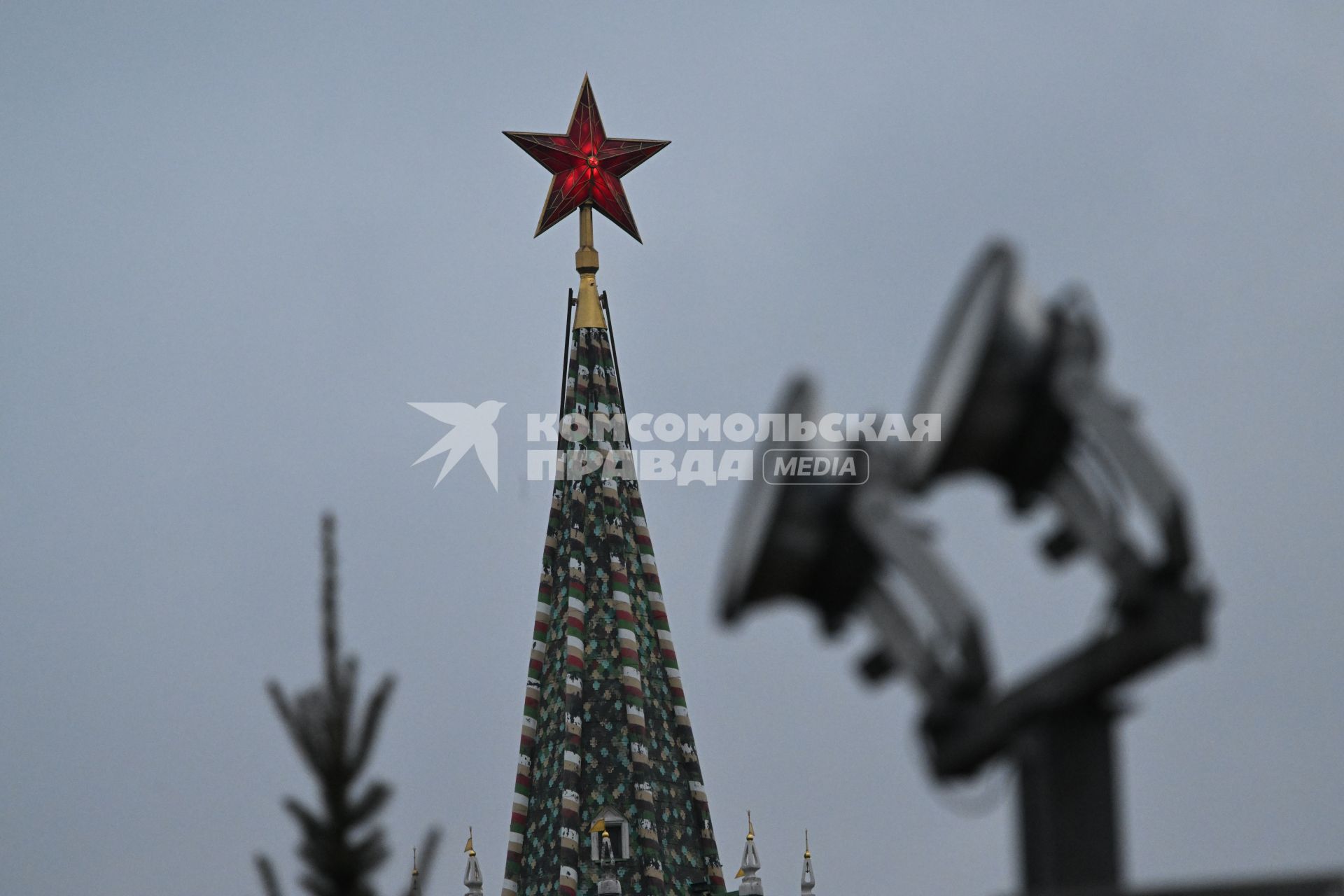 Спасская башня Московского Кремля