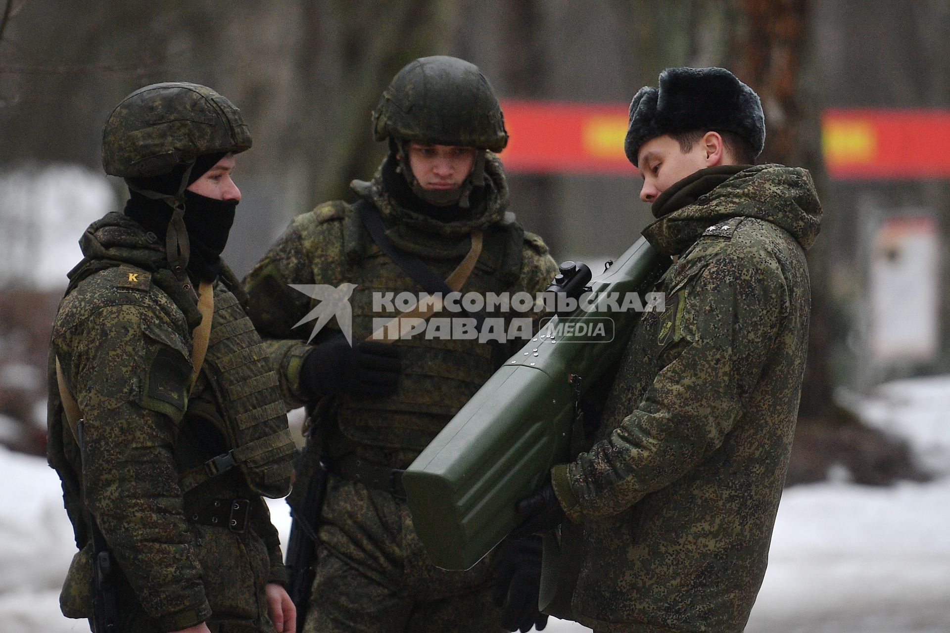 Занятия курсантов военной академии связи им.С.М.Буденного в Санкт-Петербурге