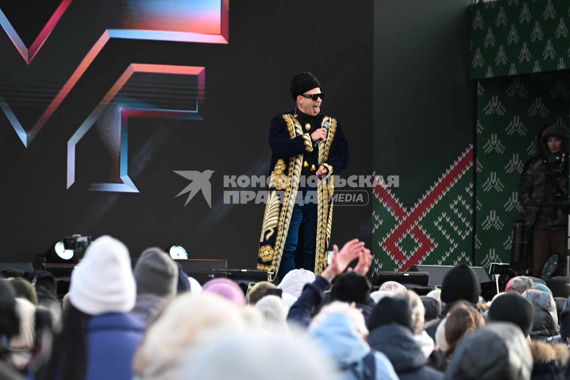 Праздник Зимний день московского спорта\" в Лужниках