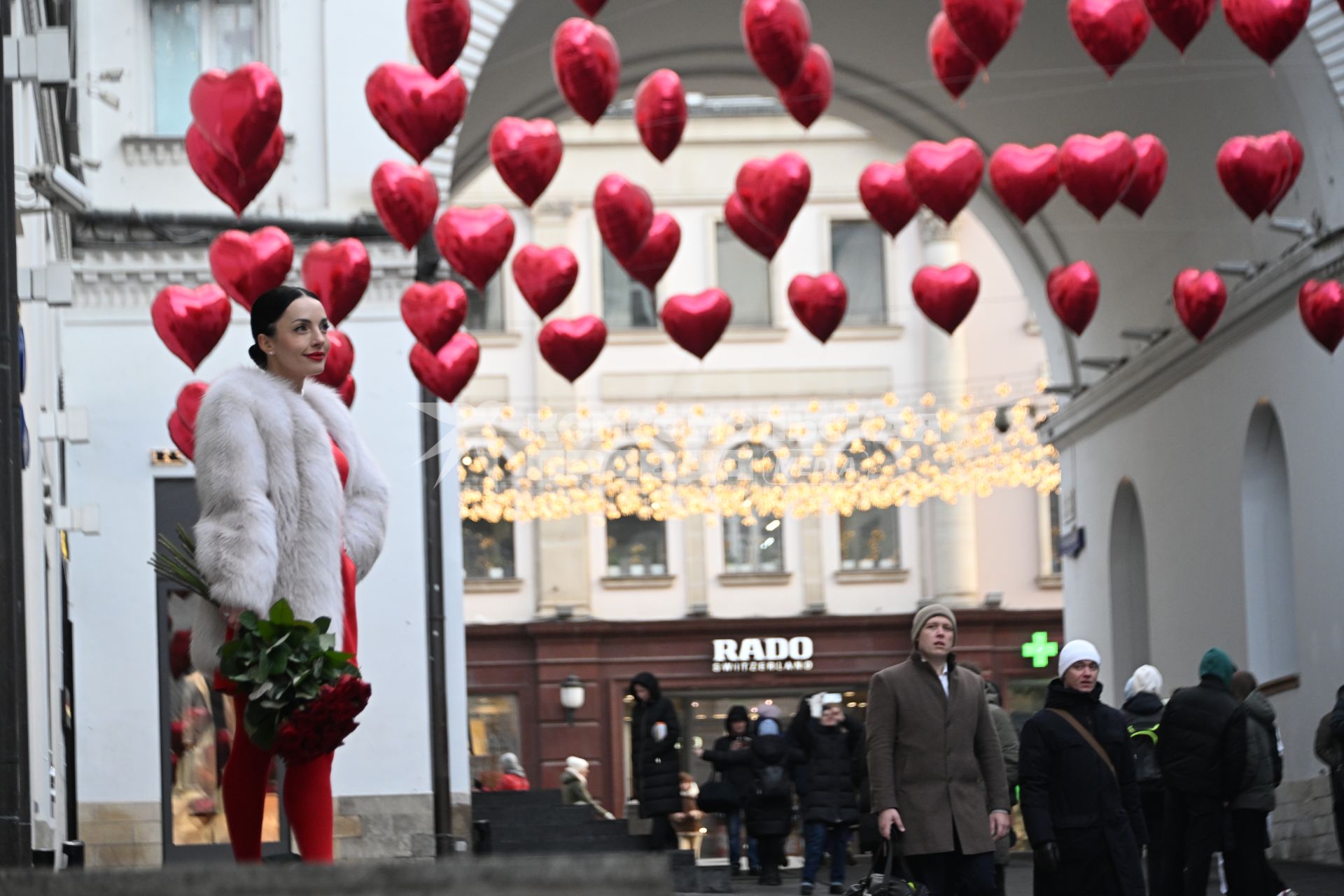 Сердечки в Третьяковском проезде