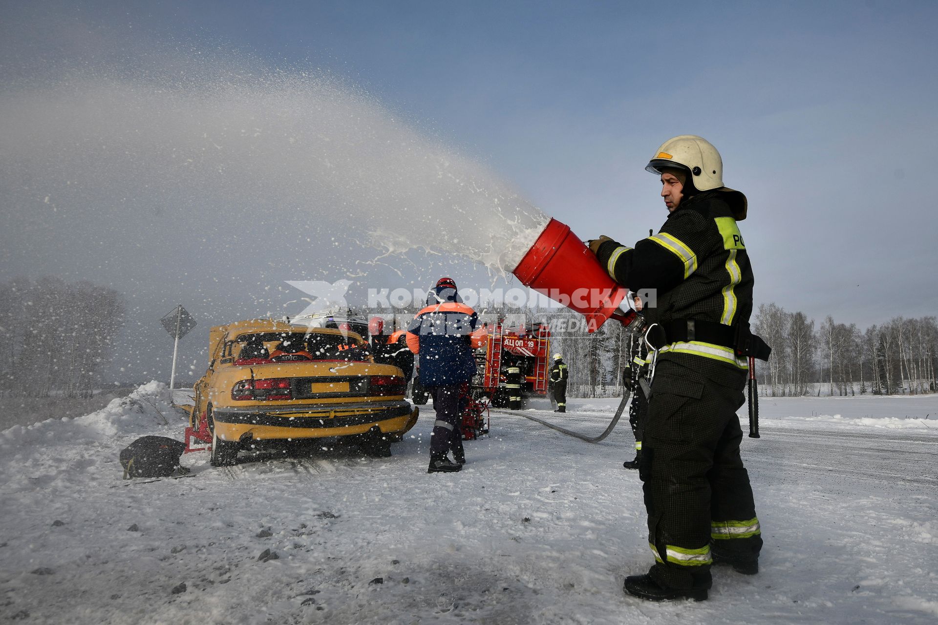 Учения МЧС под Екатеринбургом