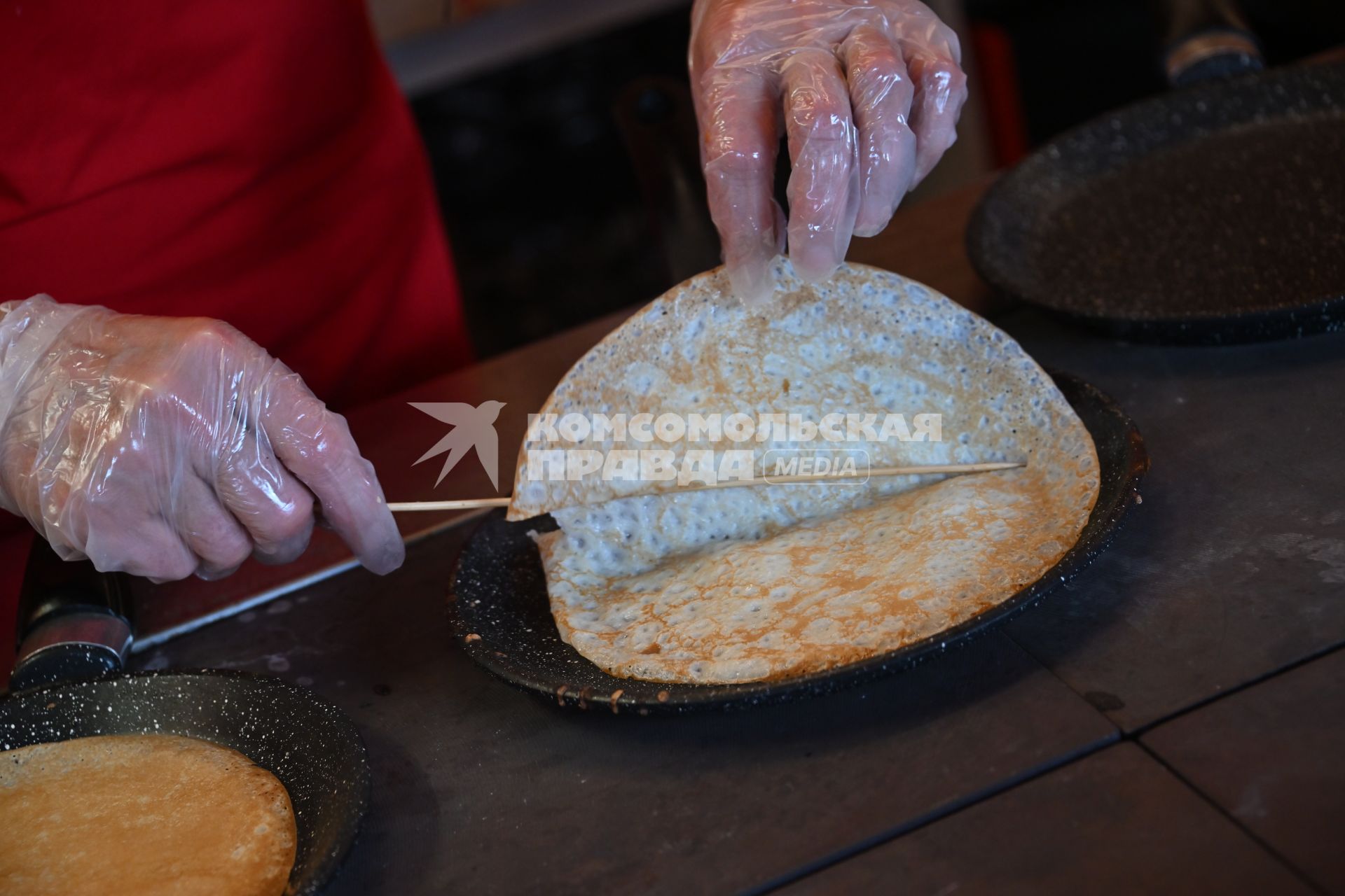 Празднование Масленицы на Манежной площади