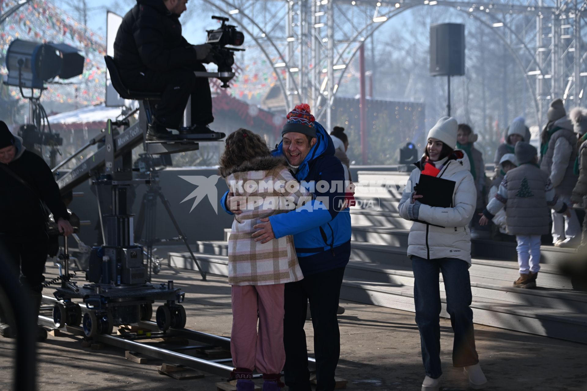 Съемка фильма Одна дома\"