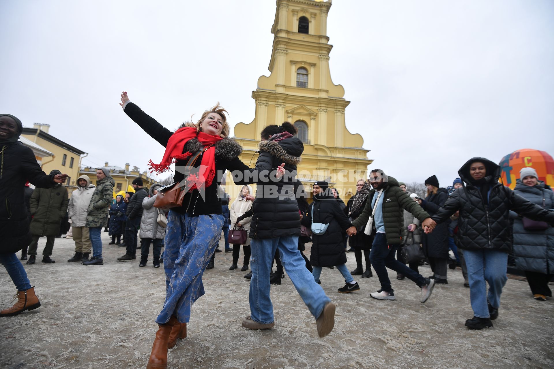 Празднование Широкой масленицы в Санкт-Петербурге