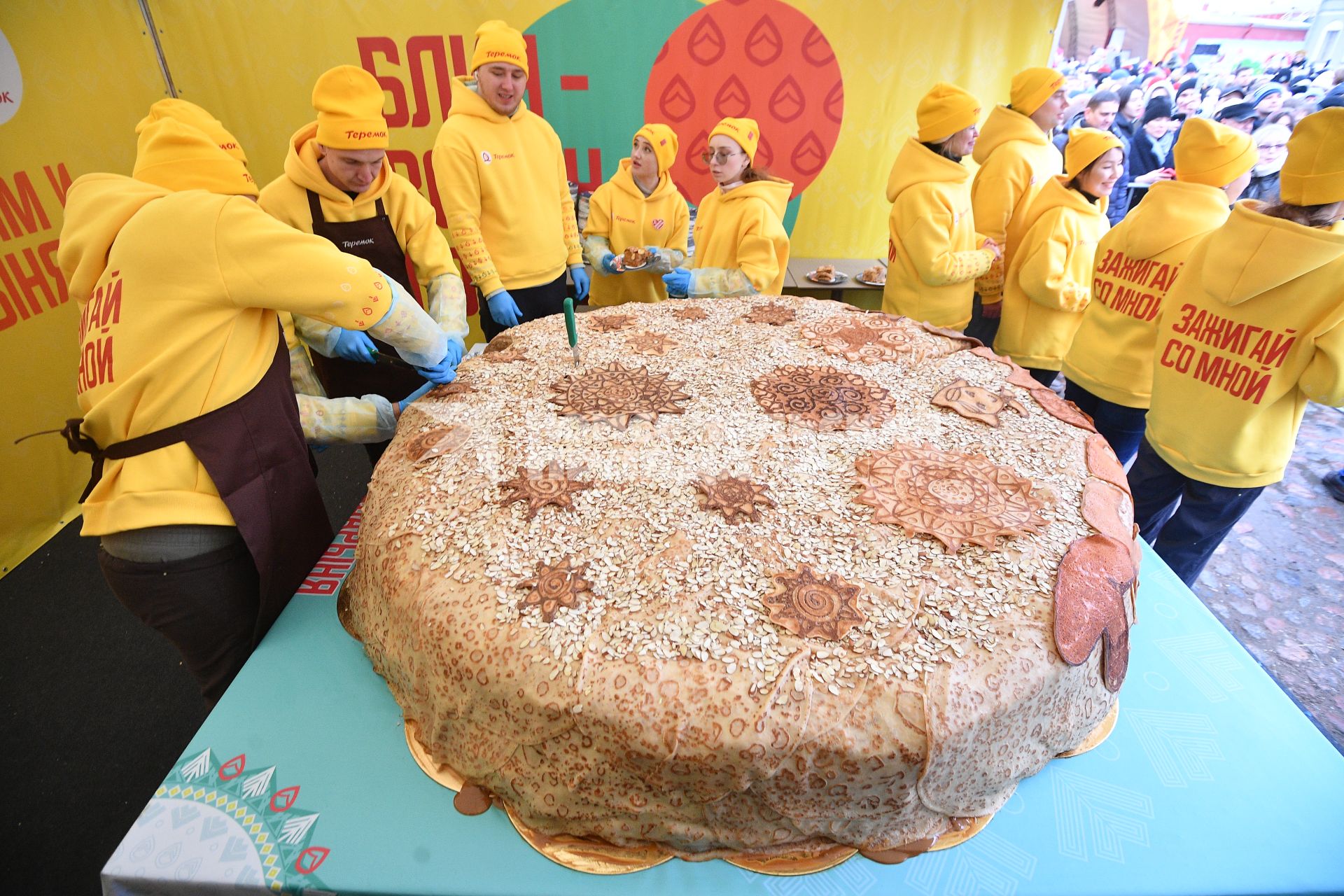 Празднование Широкой масленицы в Санкт-Петербурге