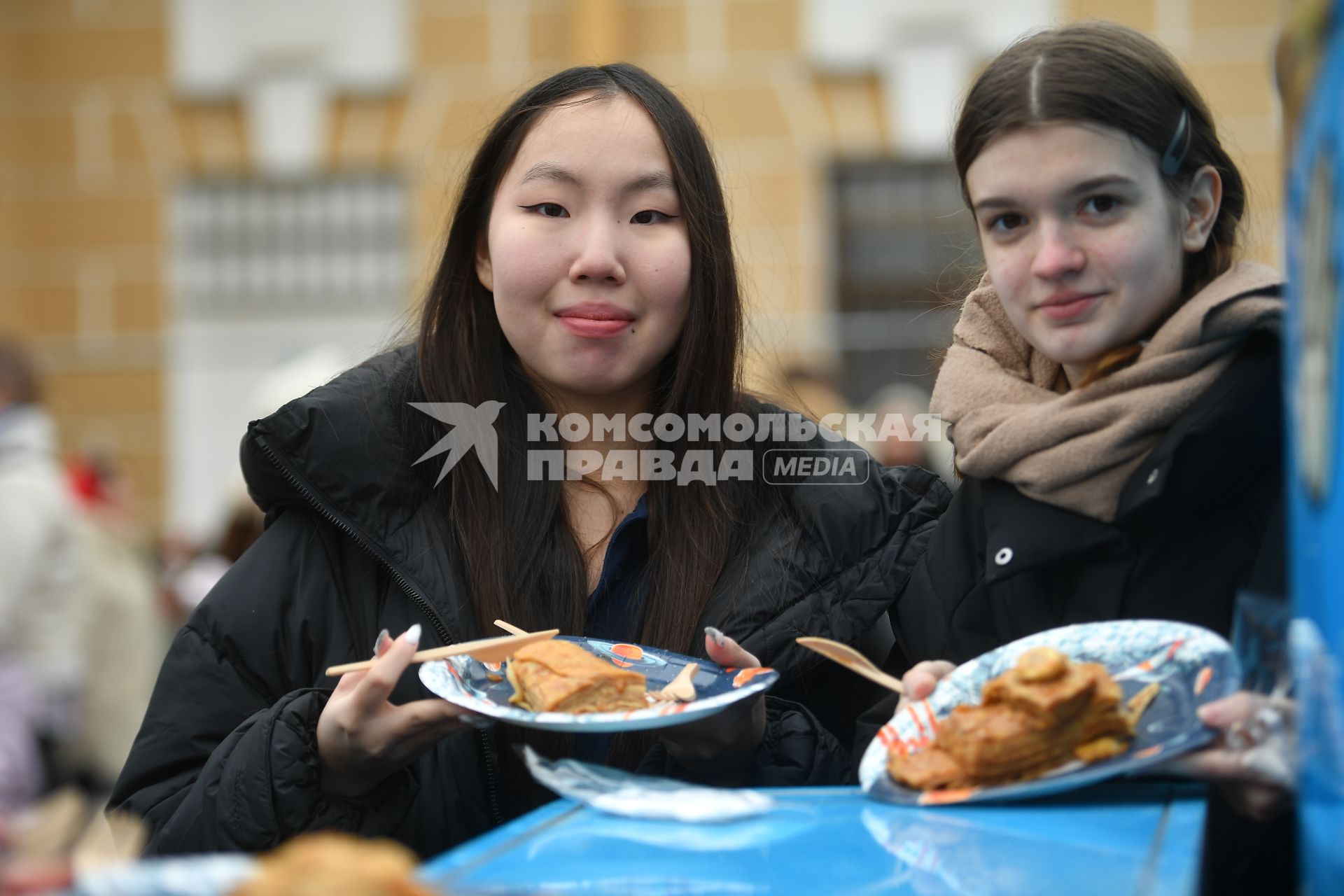 Празднование Широкой масленицы в Санкт-Петербурге