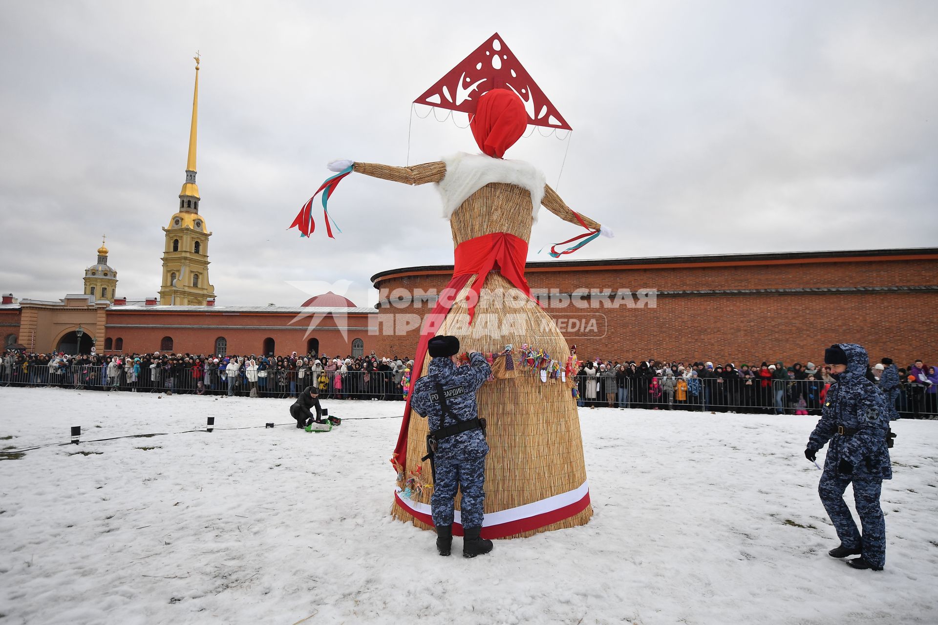 Празднование Широкой масленицы в Санкт-Петербурге