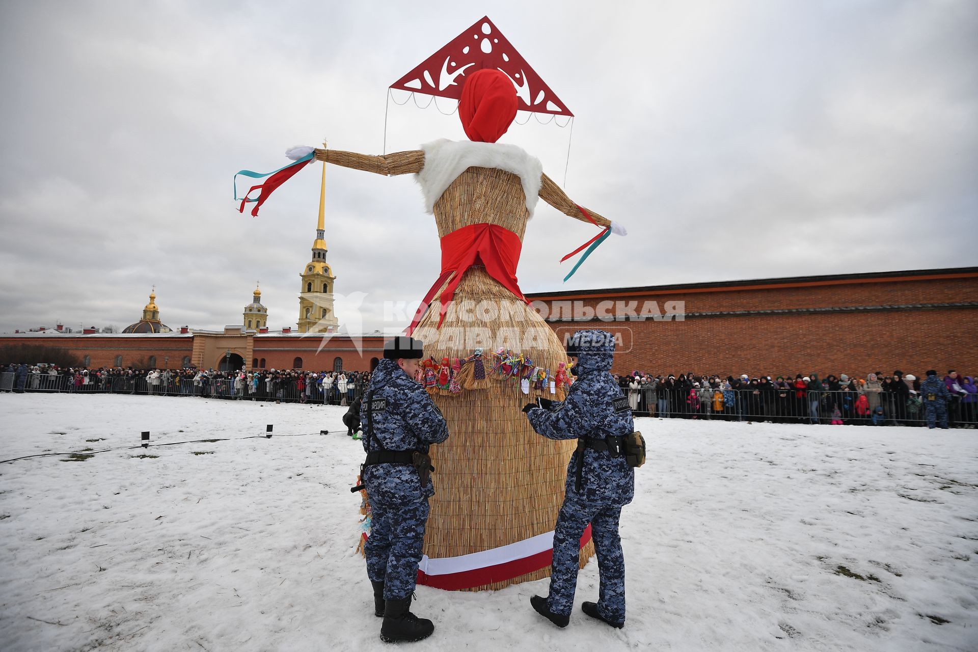 Празднование Широкой масленицы в Санкт-Петербурге