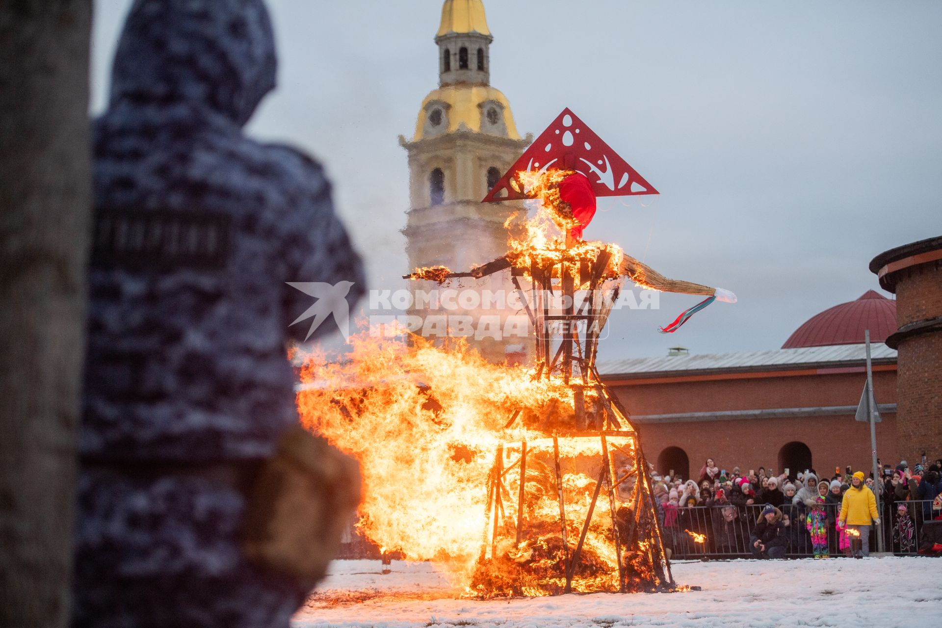 Празднование Широкой масленицы в Санкт-Петербурге