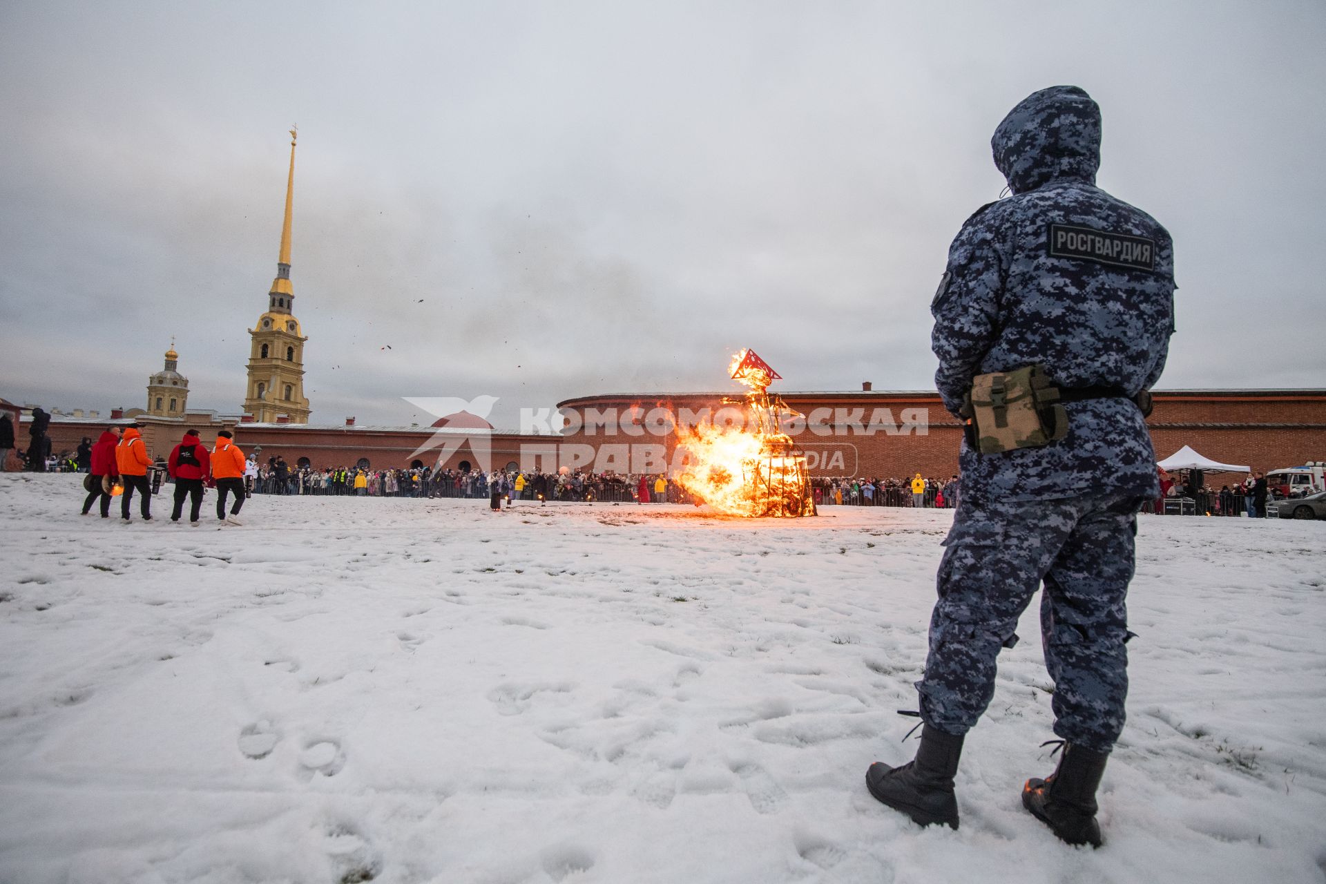 Празднование Широкой масленицы в Санкт-Петербурге