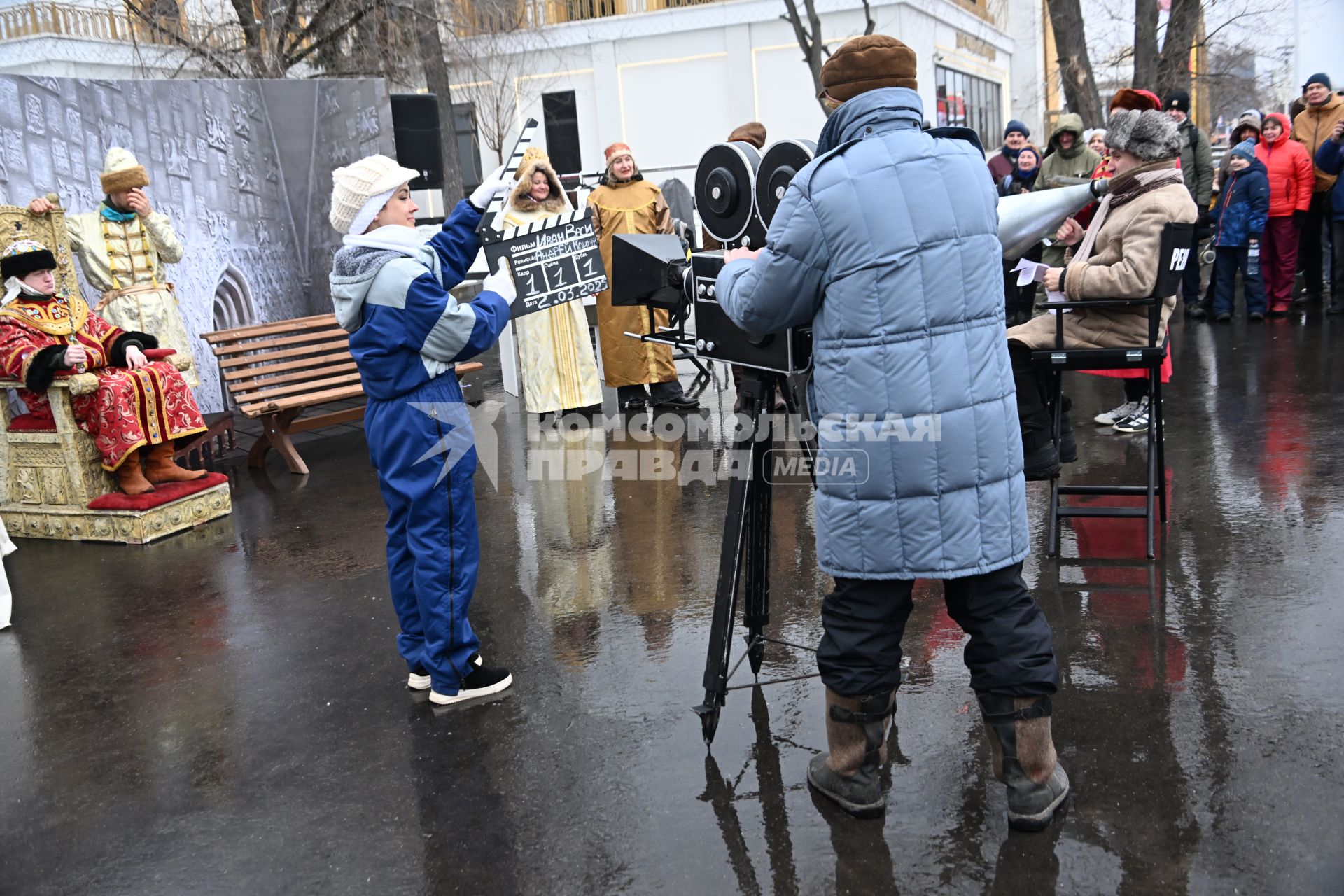 Празднование Широкой Масленицы на ВДНХ