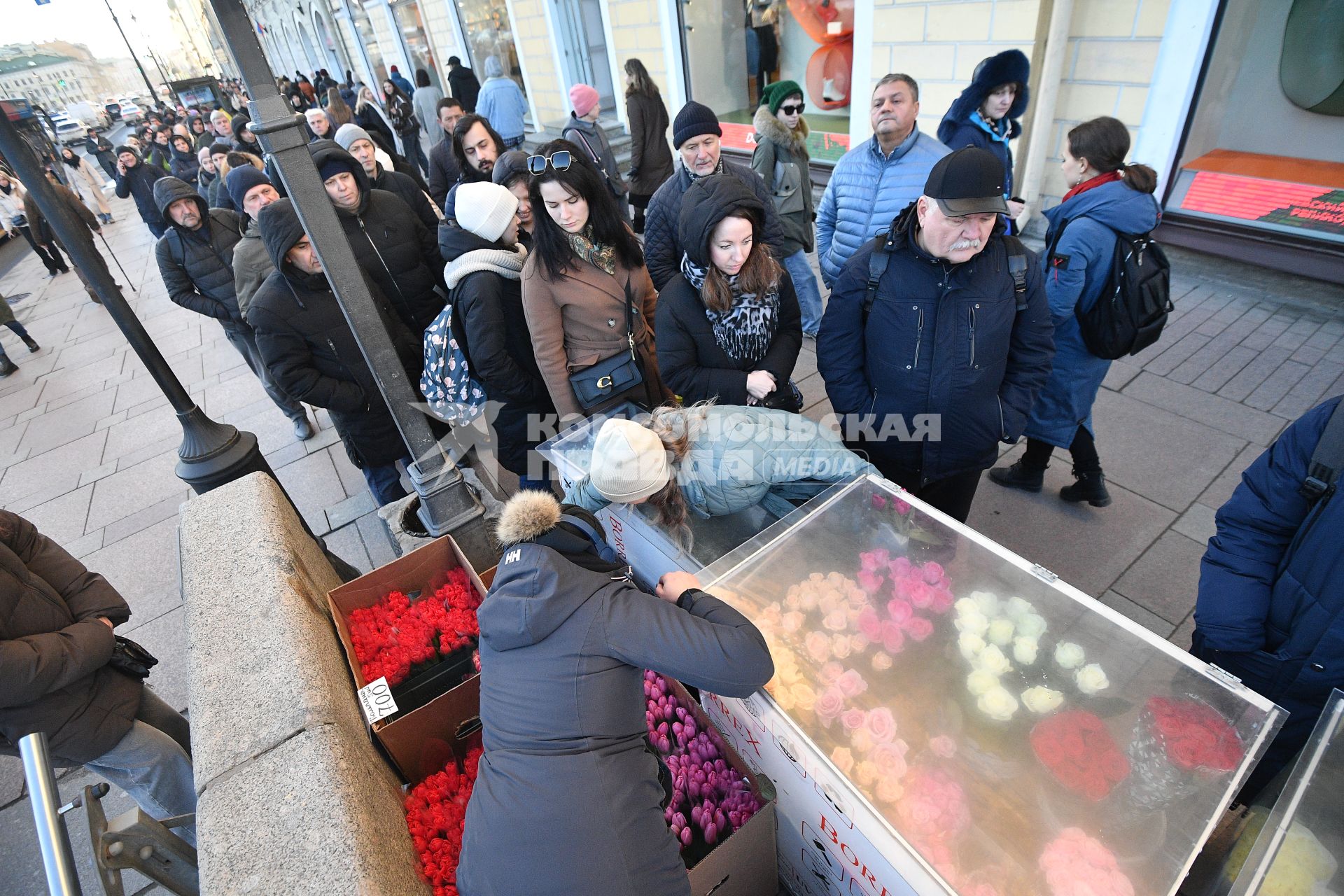 Празднование международного женского дня в Санкт-Петербурге