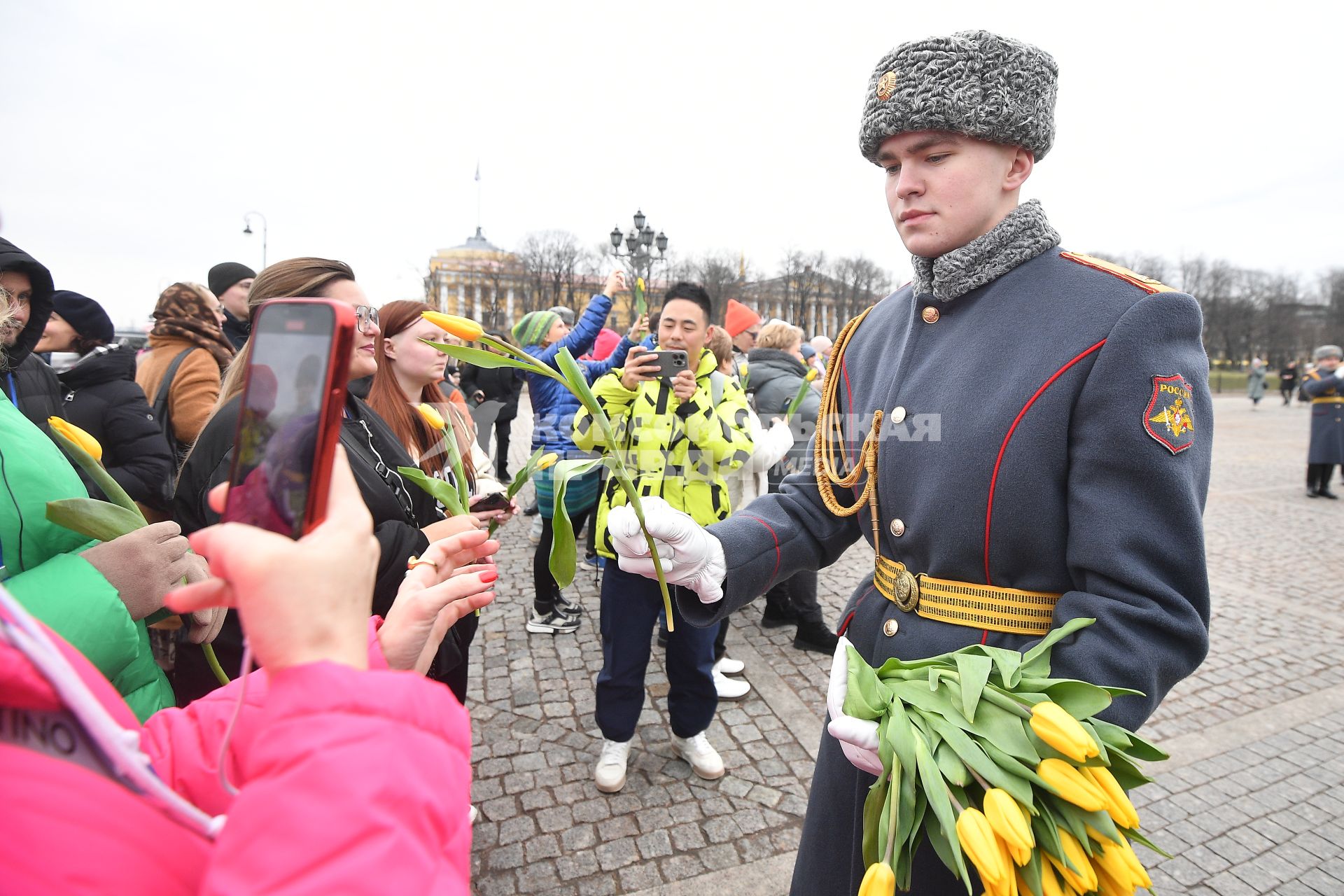 Празднование международного женского дня в Санкт-Петербурге