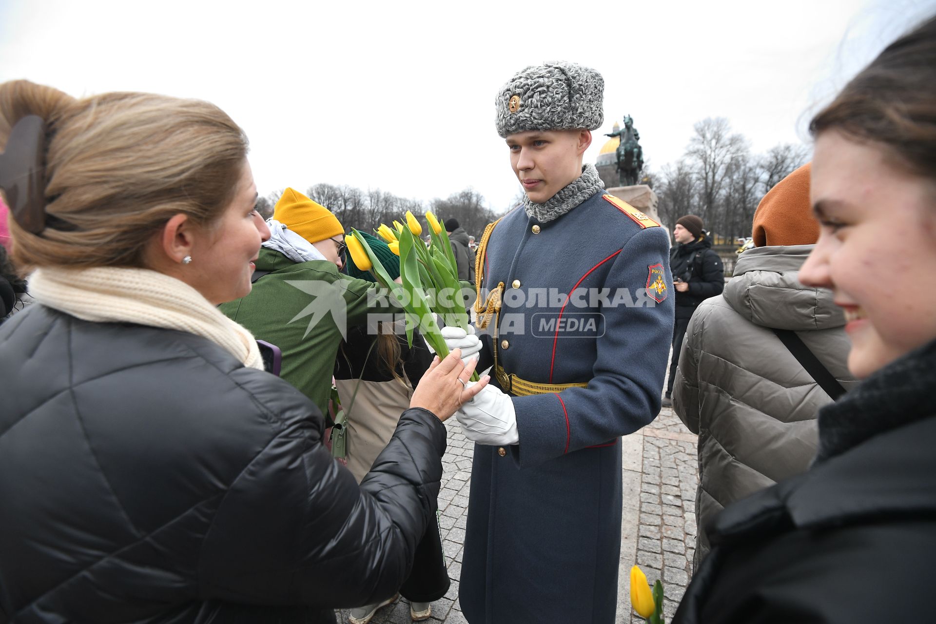 Празднование международного женского дня в Санкт-Петербурге