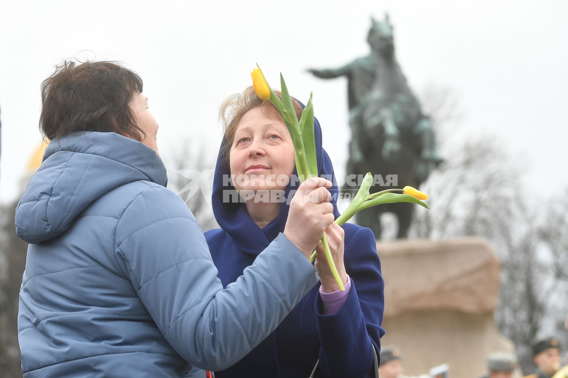 Празднование международного женского дня в Санкт-Петербурге