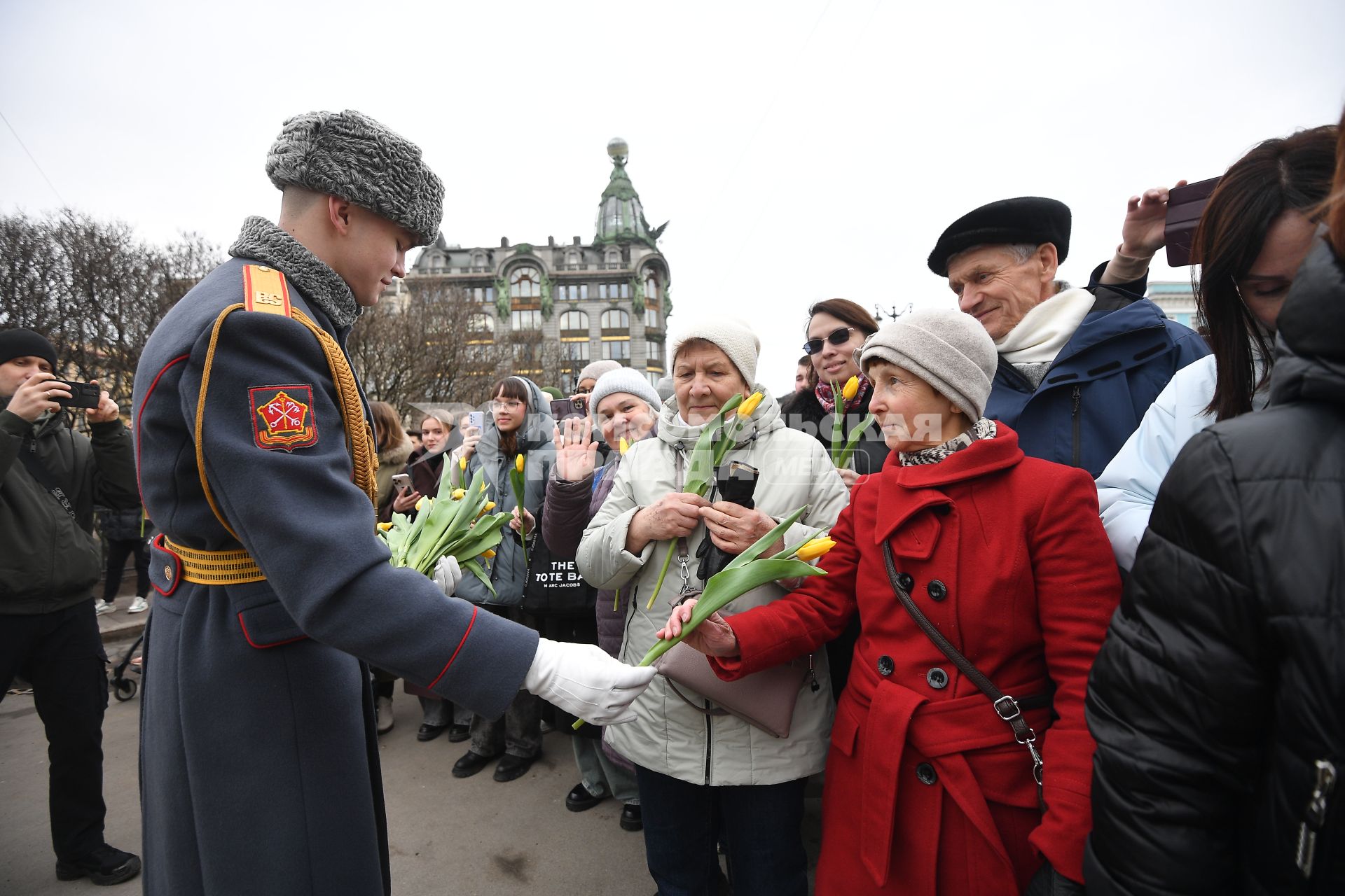 Празднование международного женского дня в Санкт-Петербурге