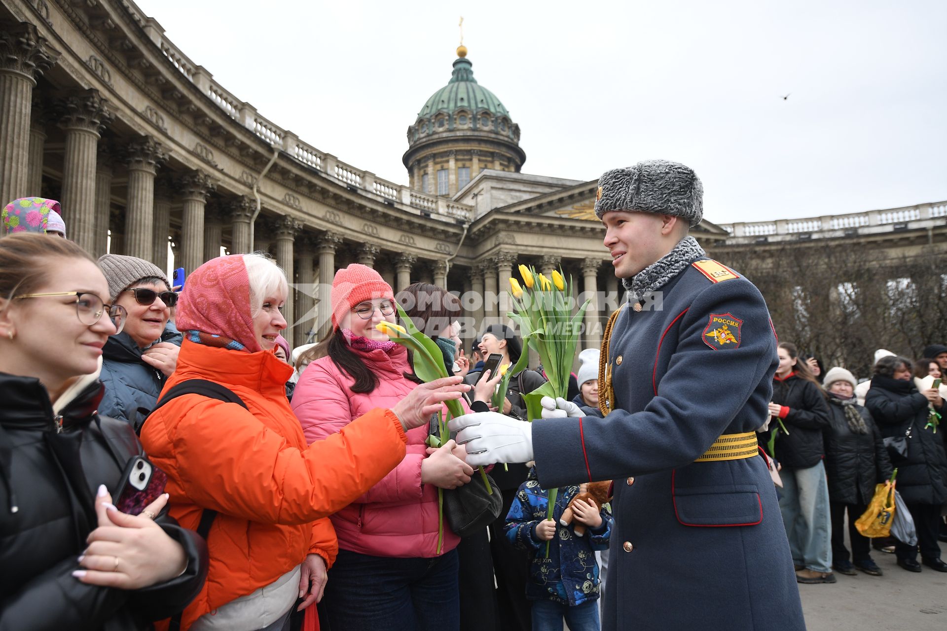 Празднование международного женского дня в Санкт-Петербурге