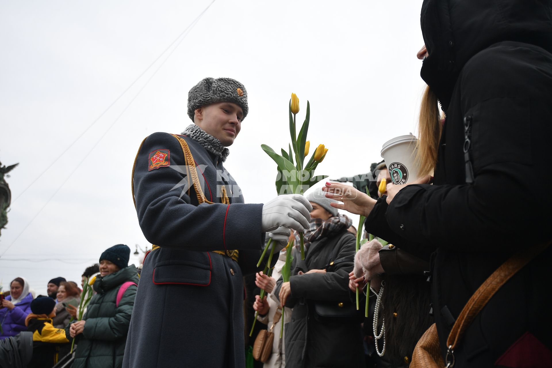 Празднование международного женского дня в Санкт-Петербурге