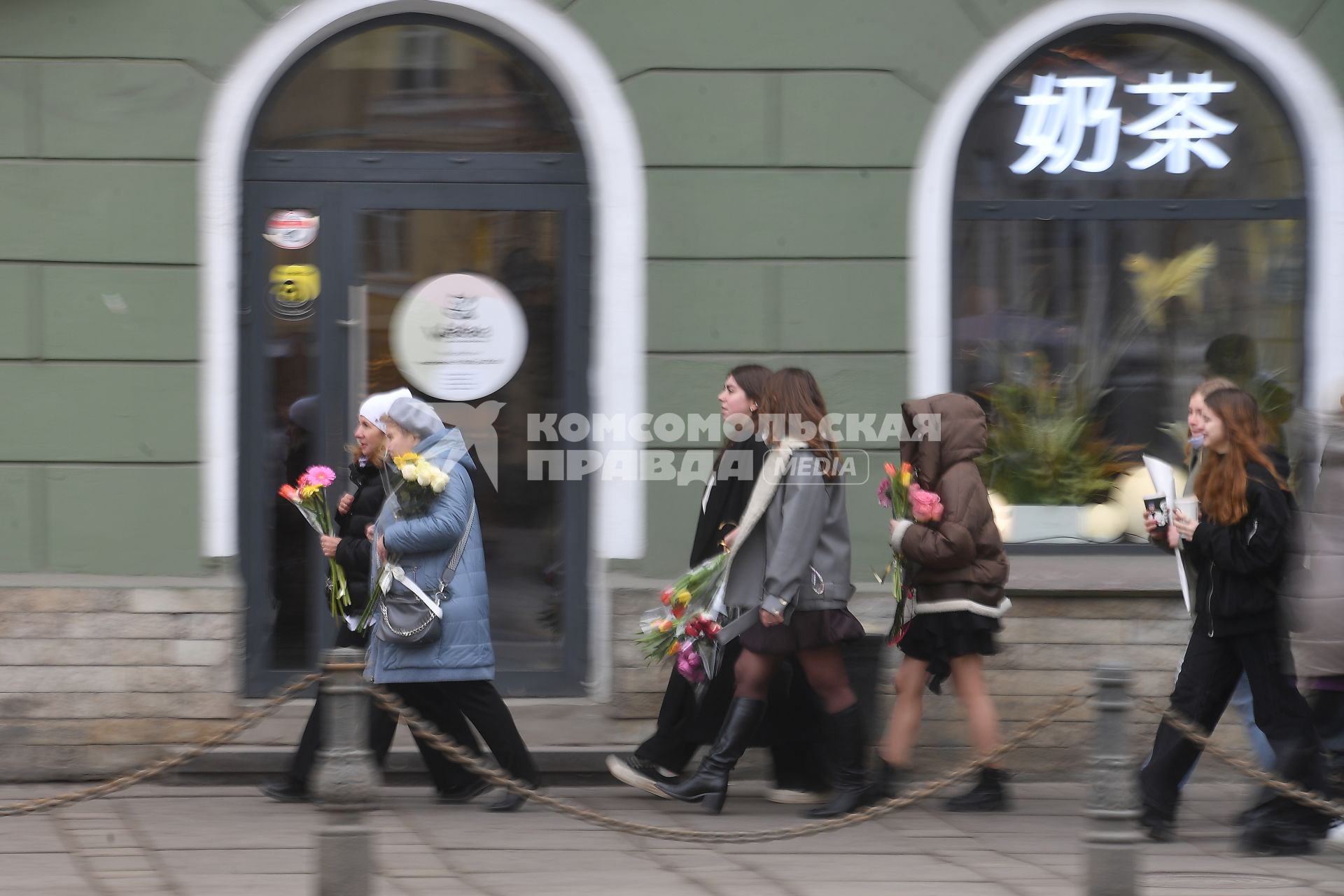 Празднование международного женского дня в Санкт-Петербурге