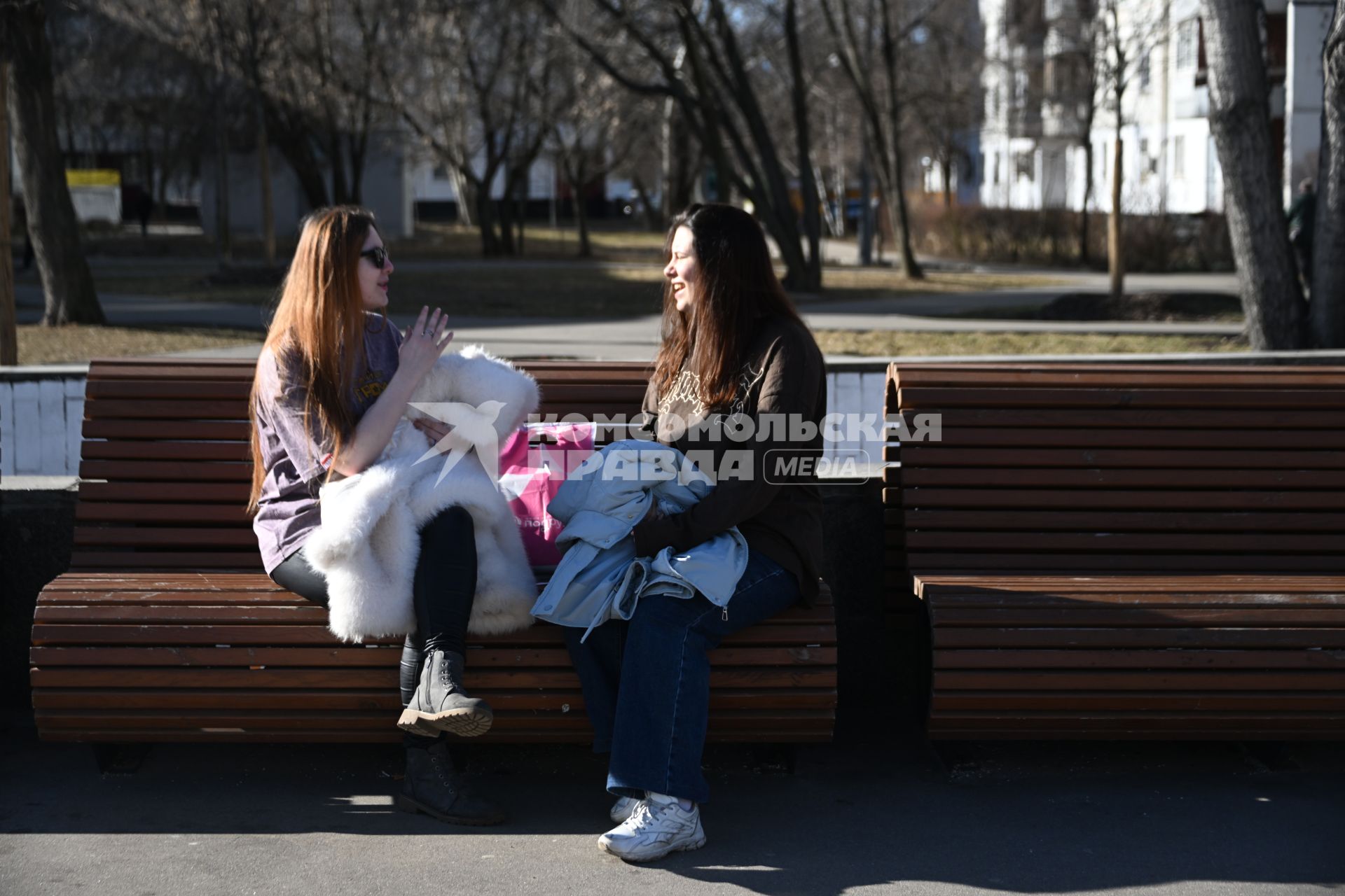 Теплая погода в Москве