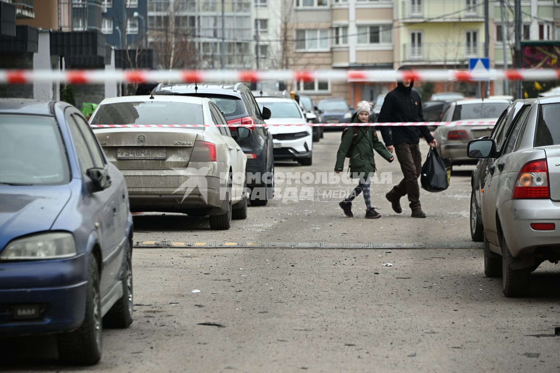 Последствия падения беспилотников в Москве и Московской области