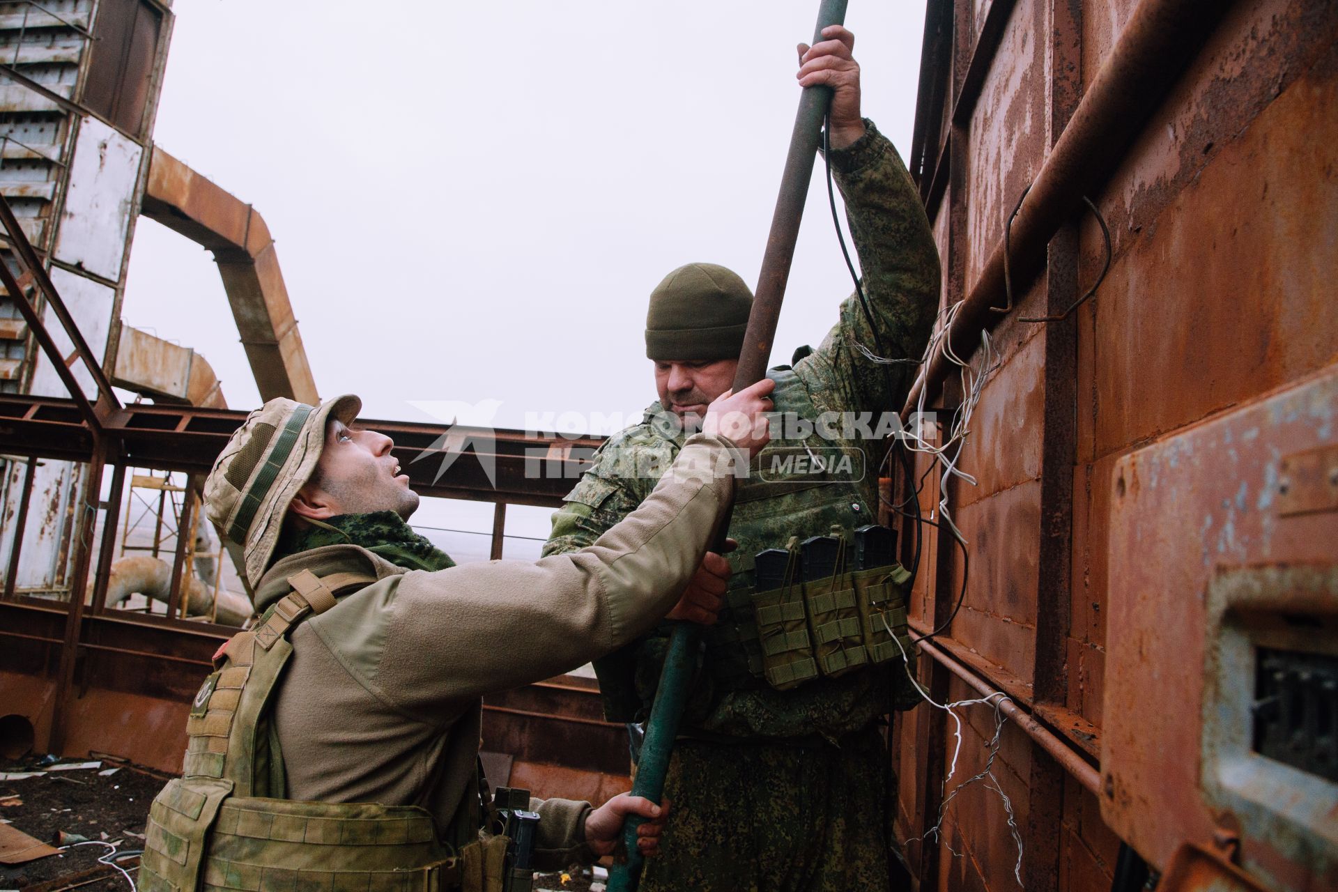 Бойцы ПВО в Запорожской области