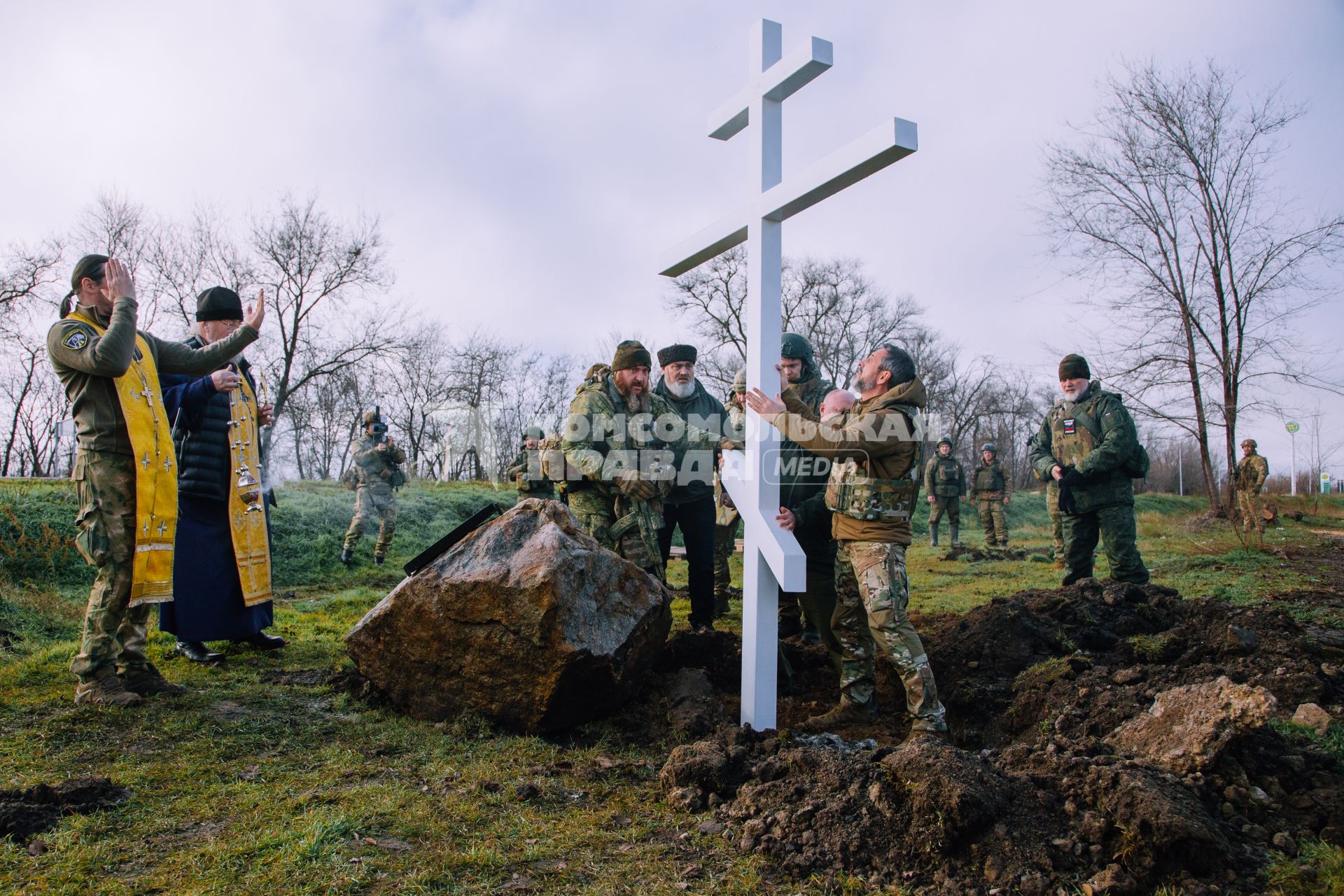 Казаки батальона Судоплатова (БАРС-32) в Запорожской области