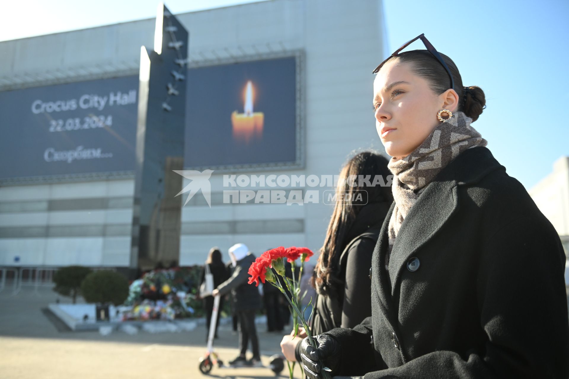 Открытие мемориала жертвам теракта в Крокус Сити Холле\"