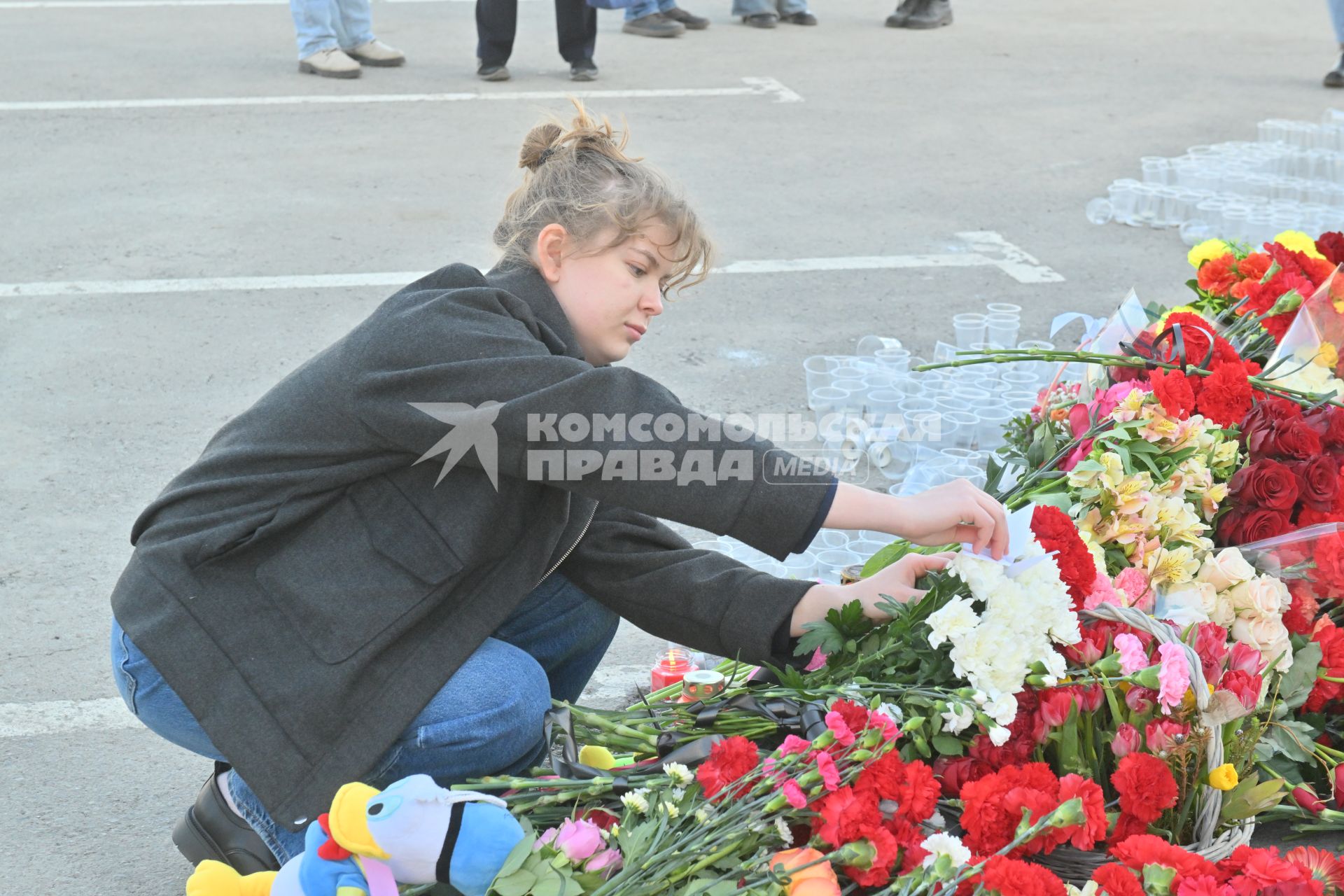 Открытие мемориала жертвам теракта в Крокус Сити Холле\"