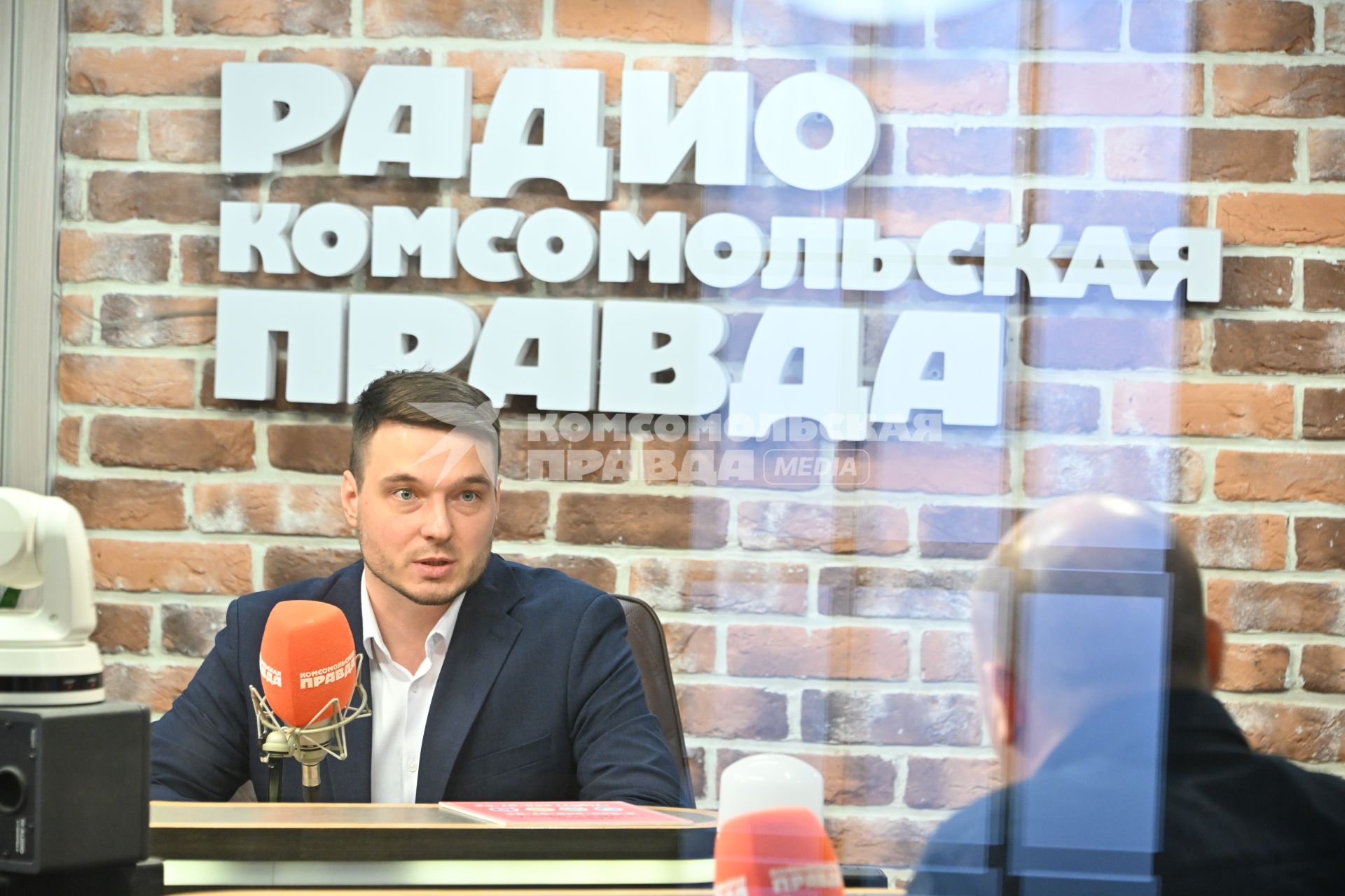 Кирилл Агальцов на радиостанции Комсомольская правда\"
