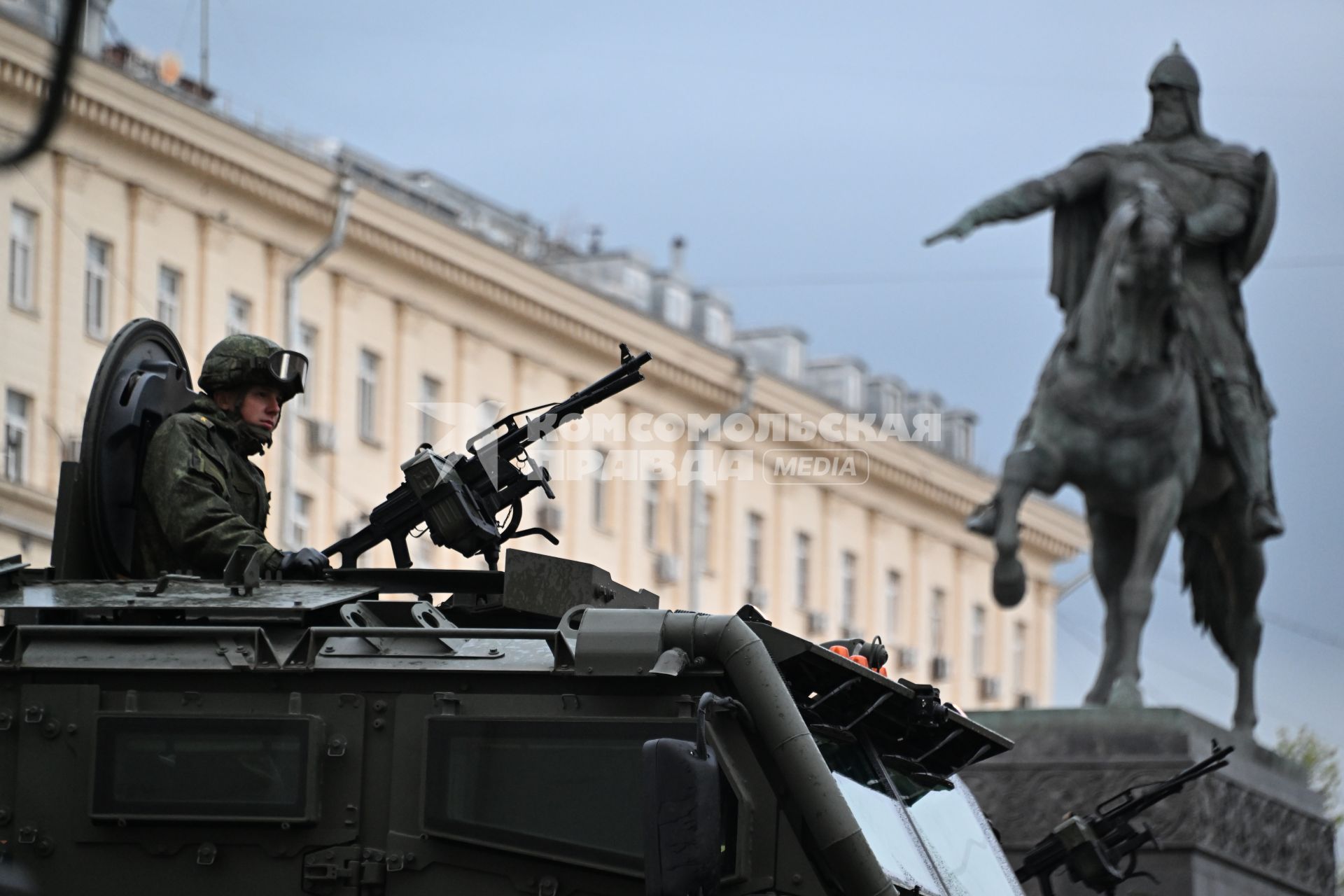Репетиция Военного парада, посвященного 80-летию Победы в Великой Отечественной войне