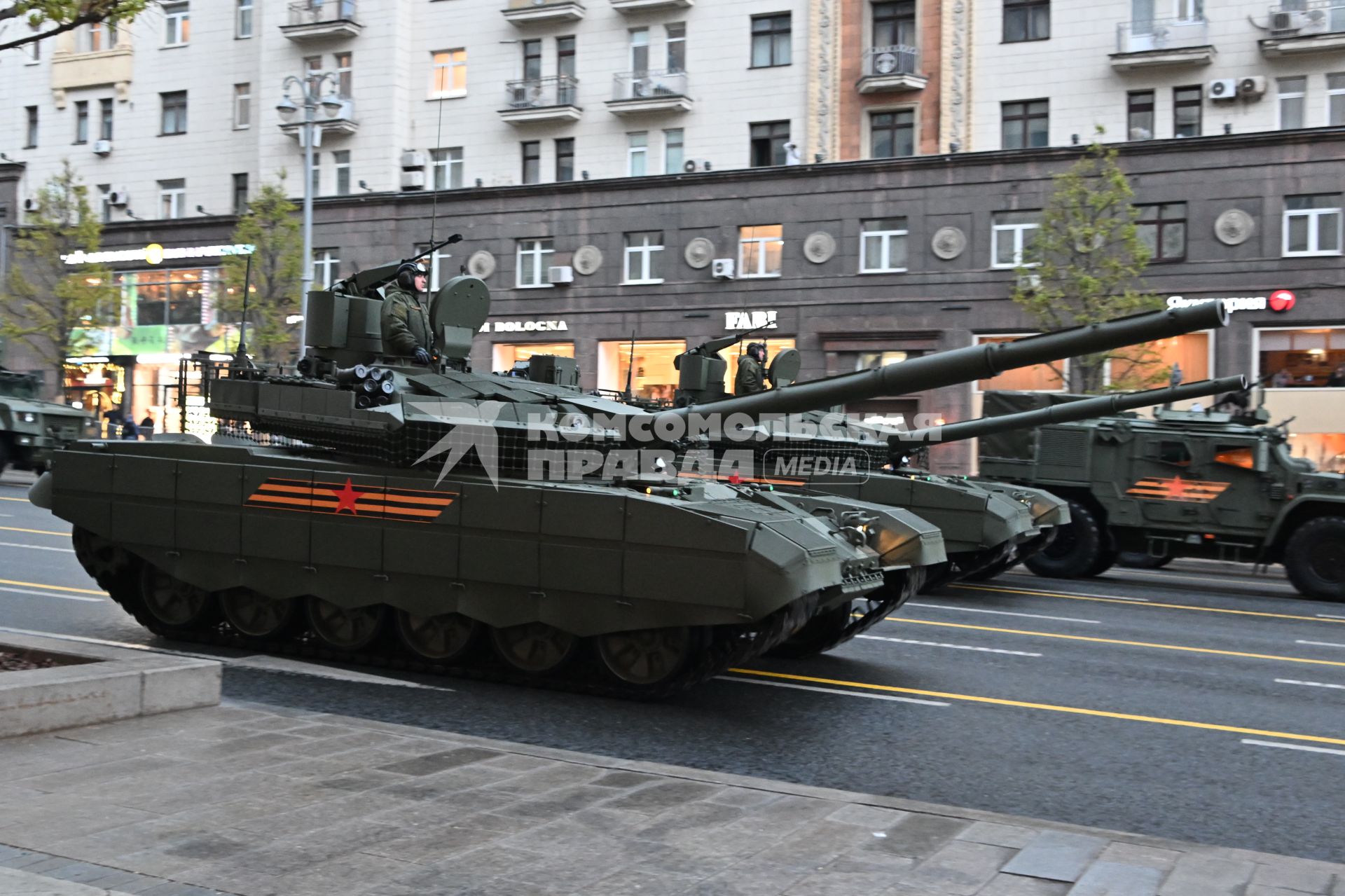Репетиция Военного парада, посвященного 80-летию Победы в Великой Отечественной войне