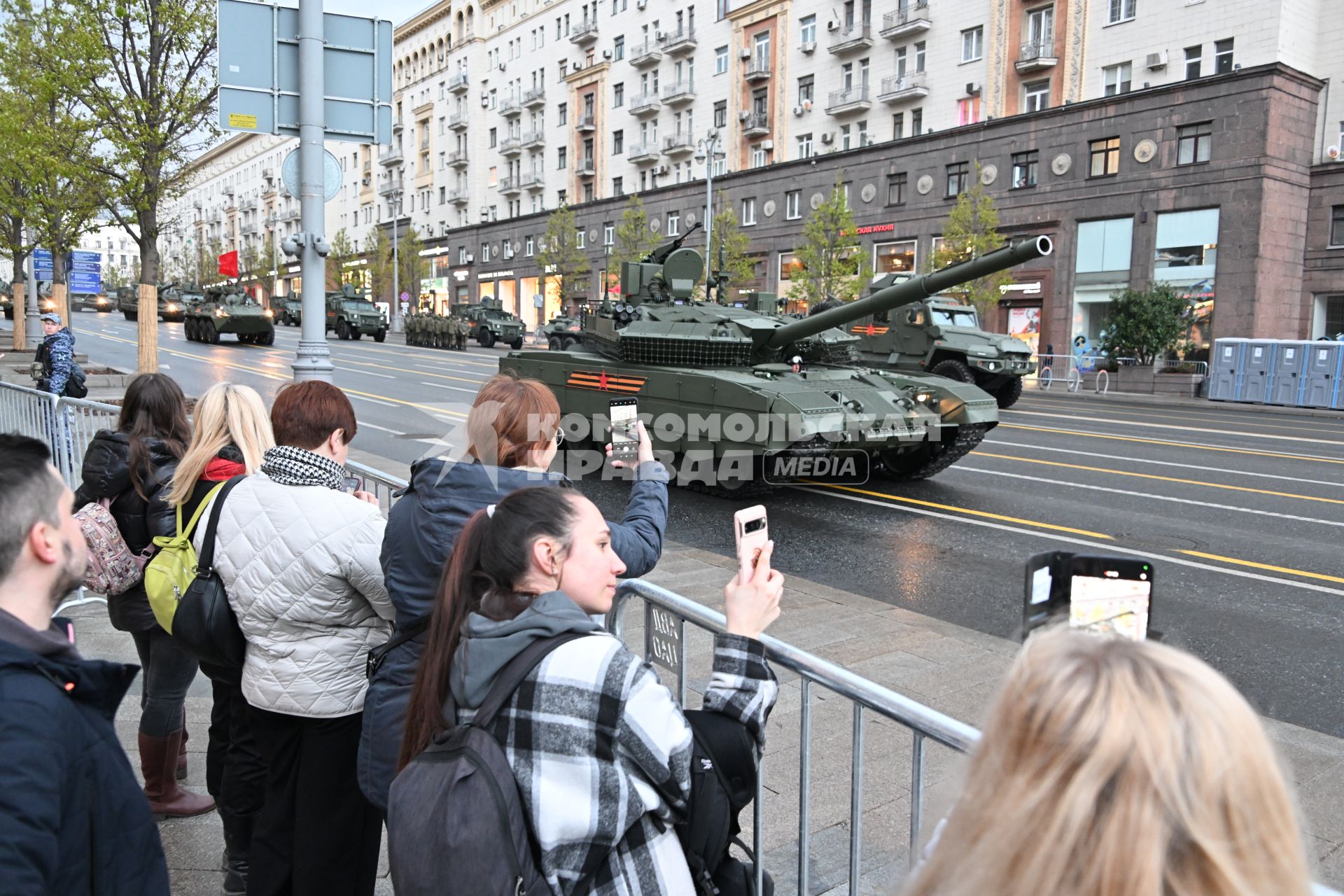 Репетиция Военного парада, посвященного 80-летию Победы в Великой Отечественной войне
