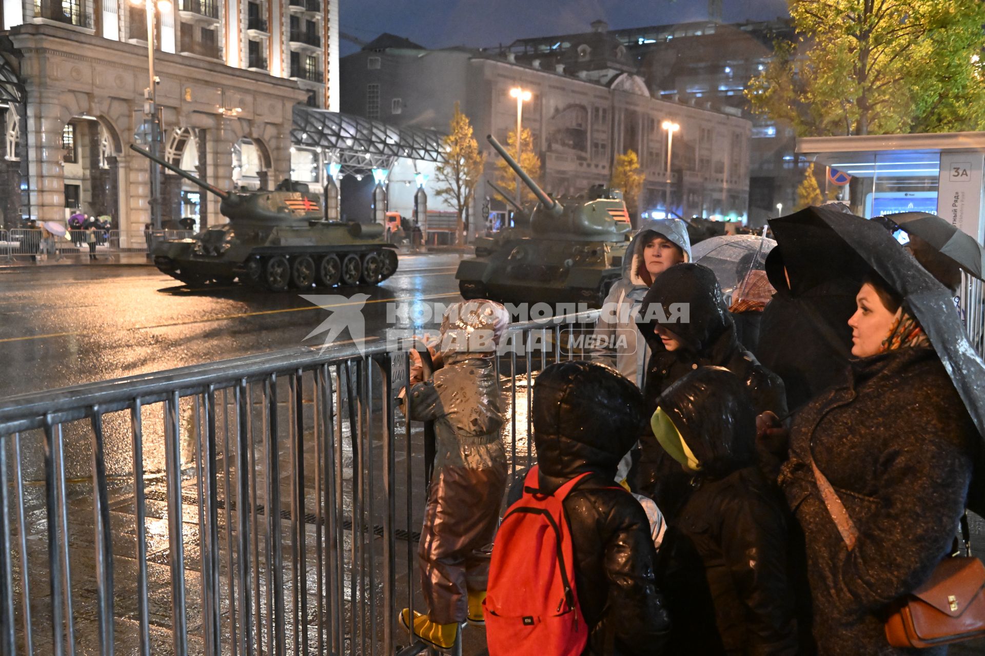 Репетиция Военного парада, посвященного 80-летию Победы в Великой Отечественной войне