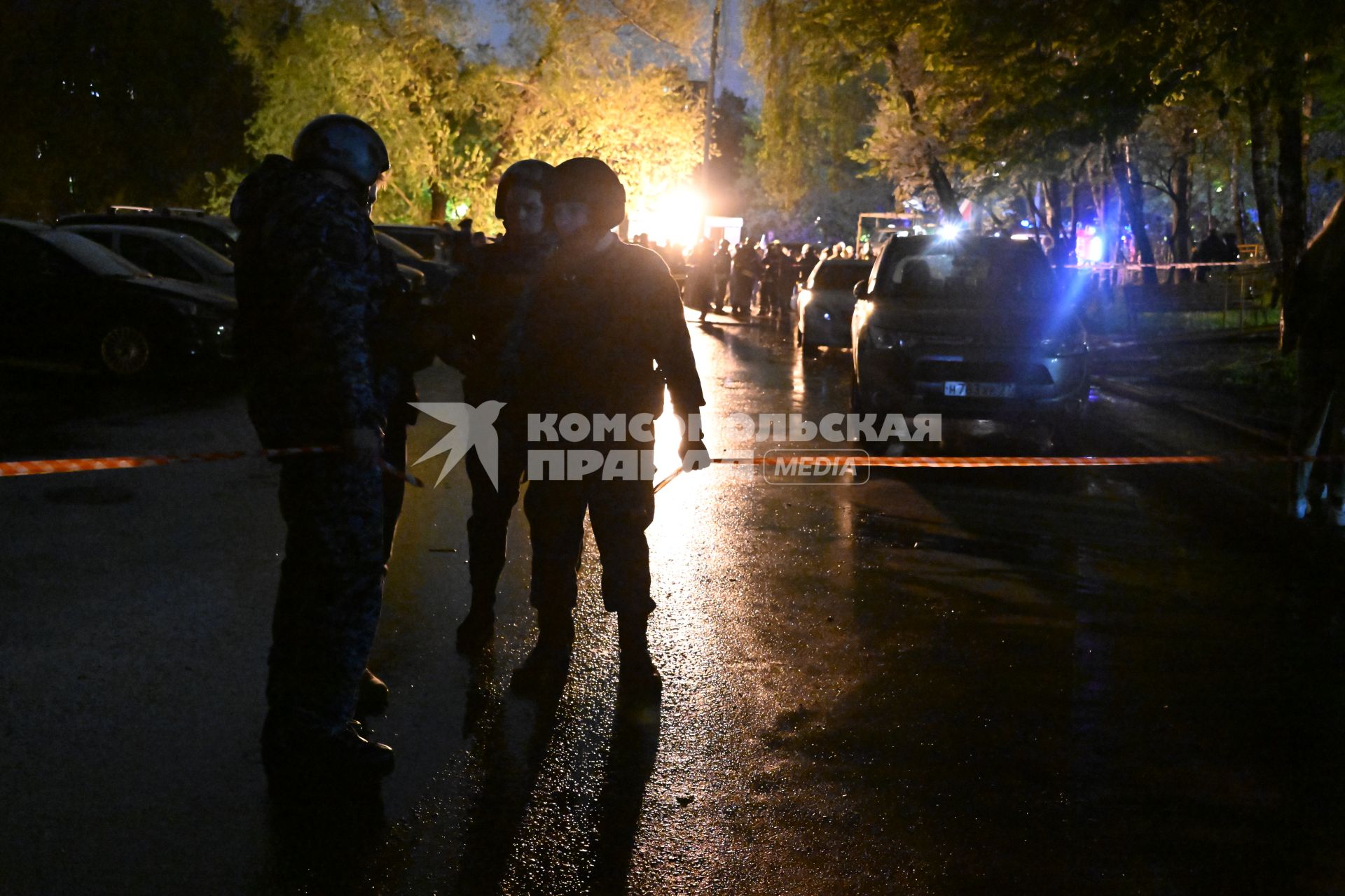 Пожар на улице Генерала Тюленева