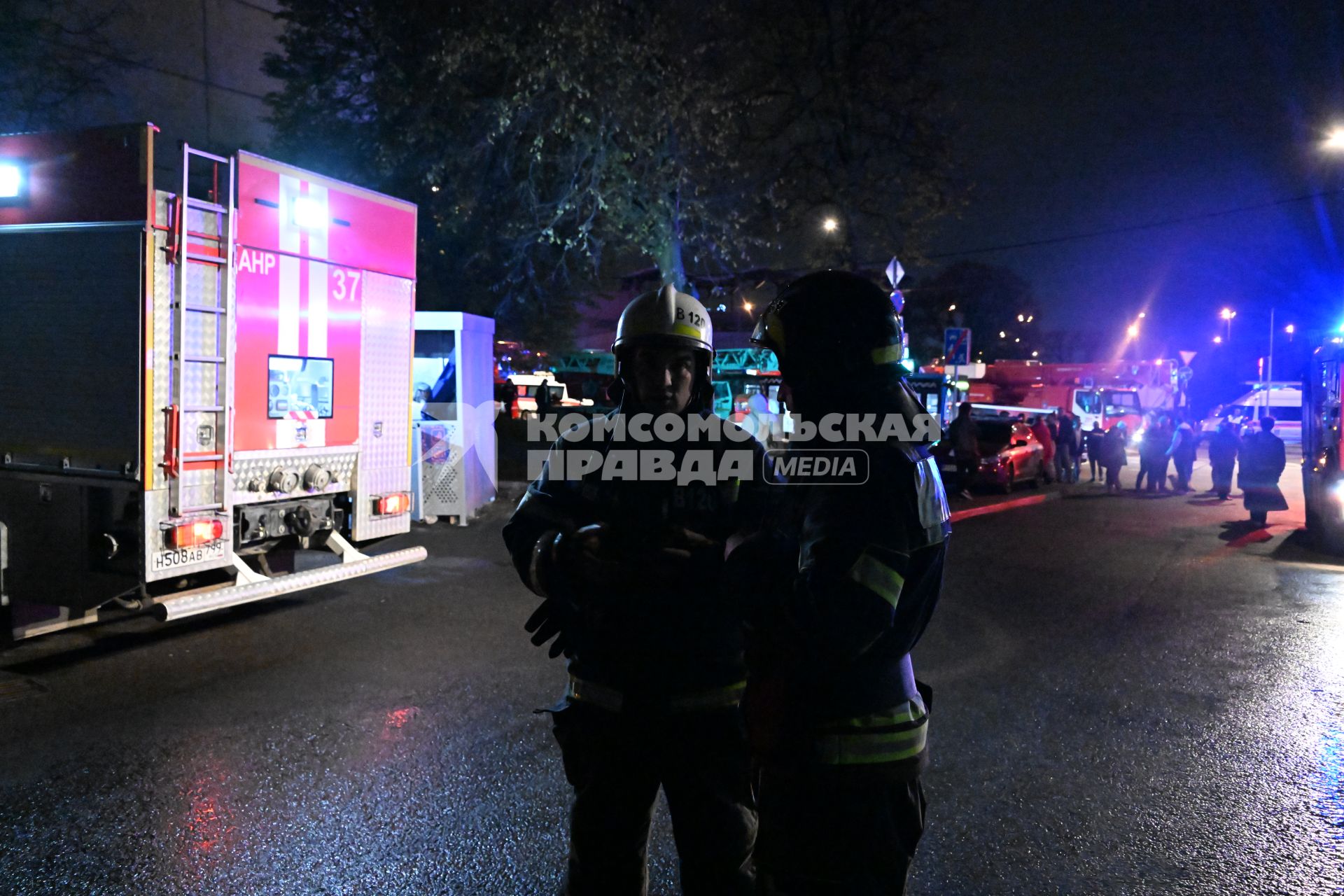 Пожар на улице Генерала Тюленева