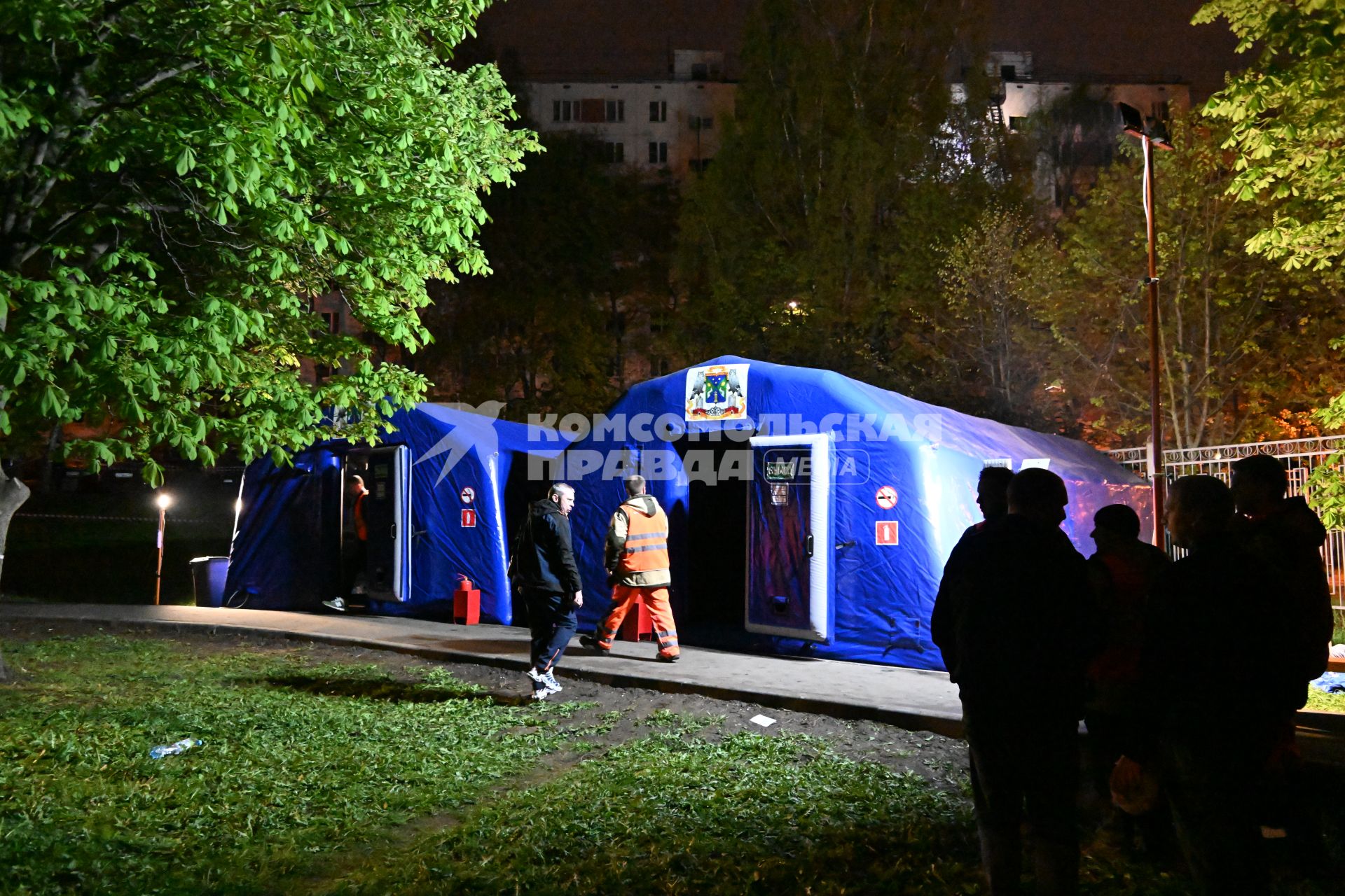Пожар на улице Генерала Тюленева
