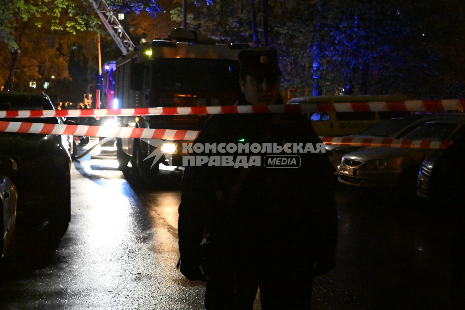 Пожар на улице Генерала Тюленева