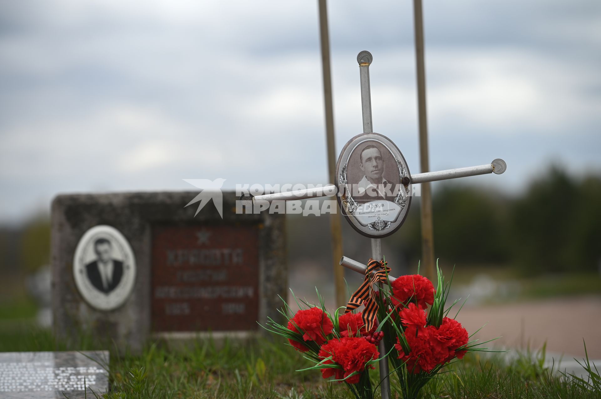 Возложение цветов к мемориальному комплексу Невский пятачок\"