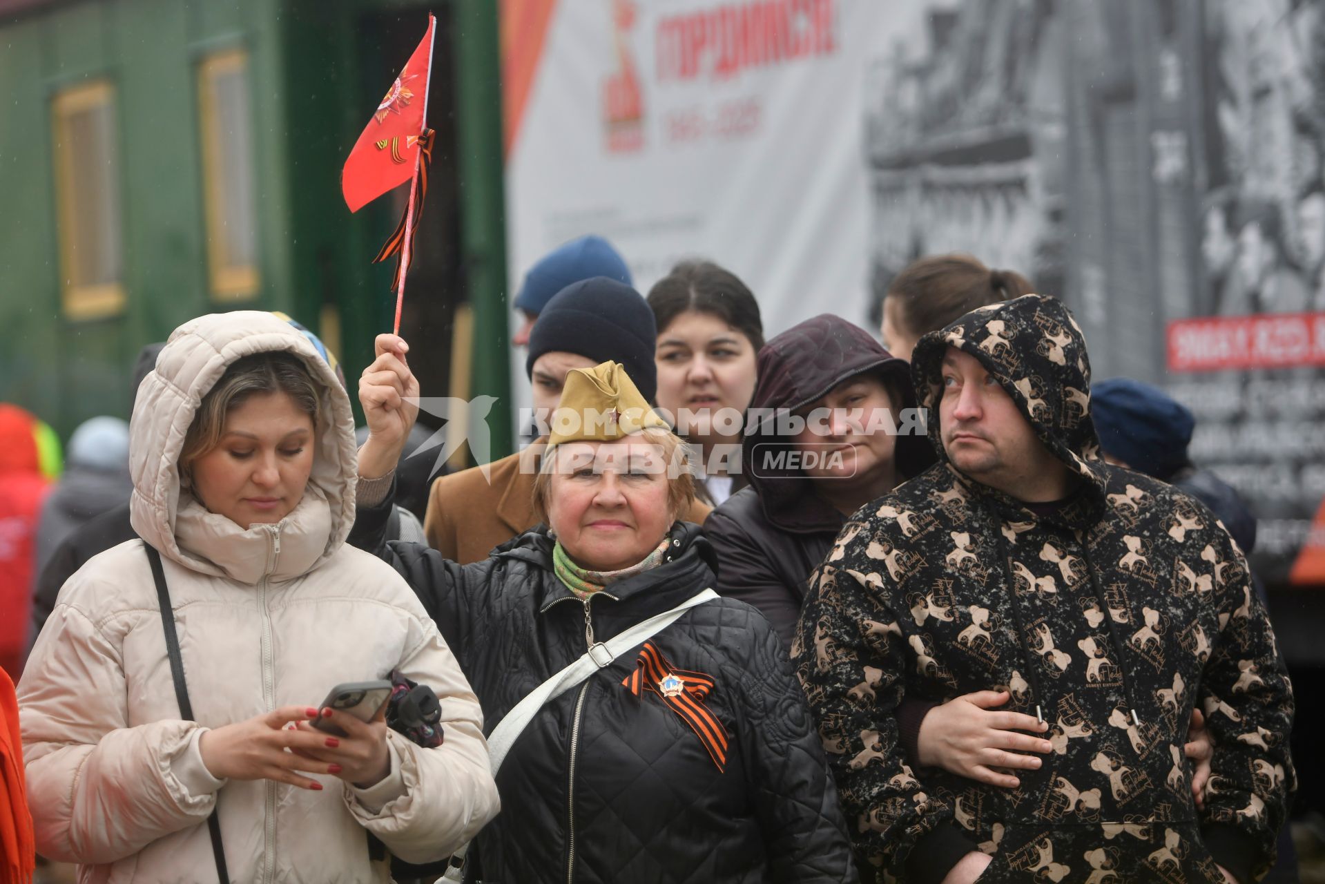 Прибытие ретропоезда Эшелон Победы\" в Екатеринбург