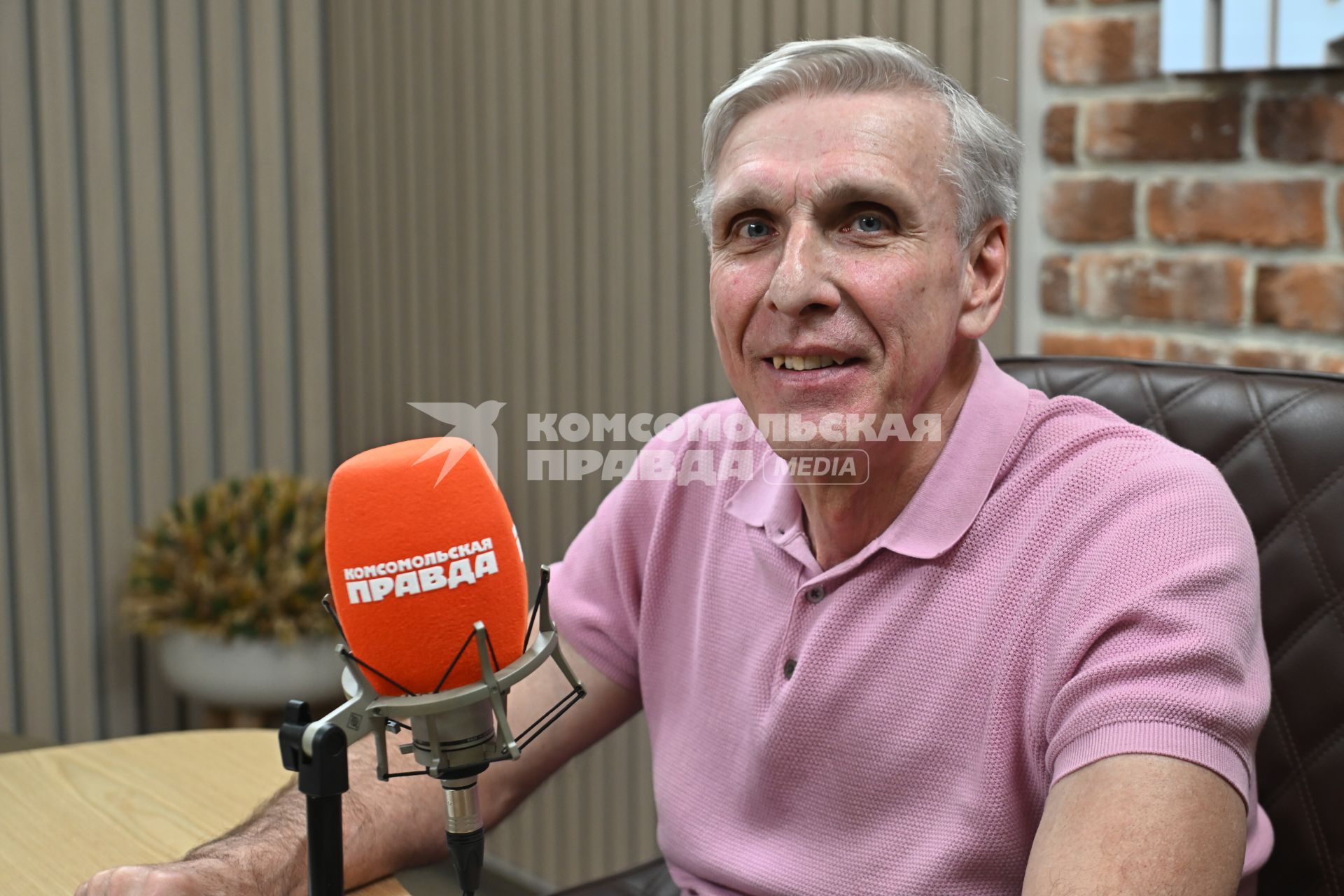 Михаил Щербинин на радиостанции Комсомольская правда\"