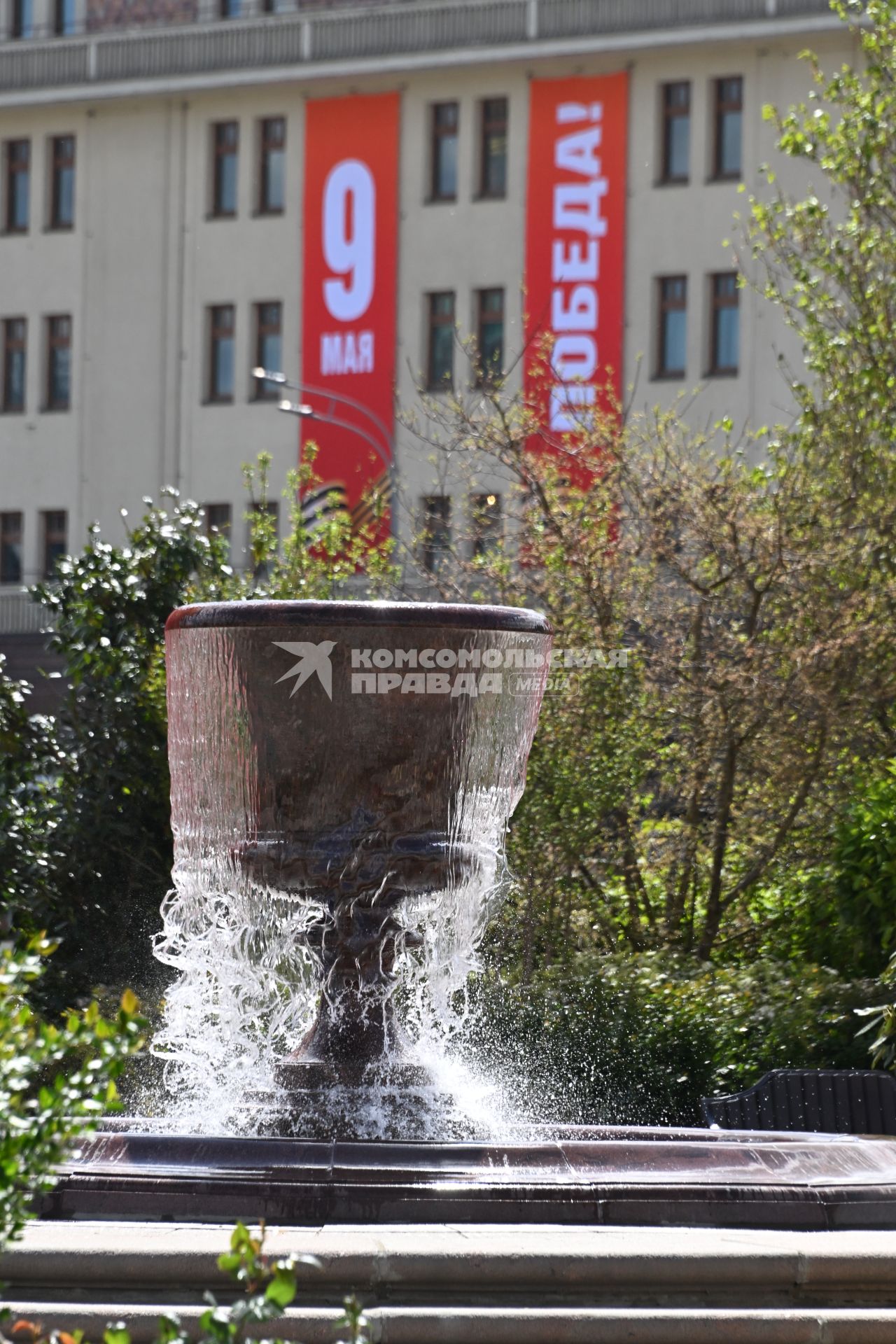 В Москве заработали фонтаны