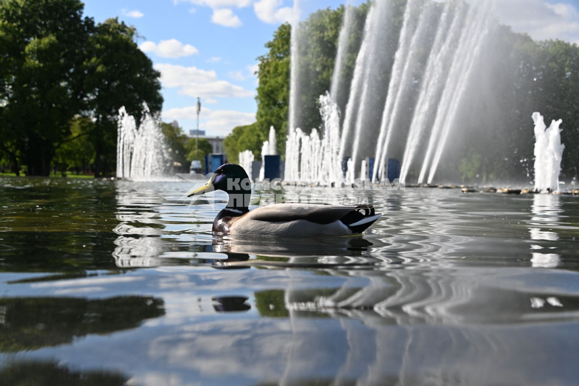 В Москве заработали фонтаны