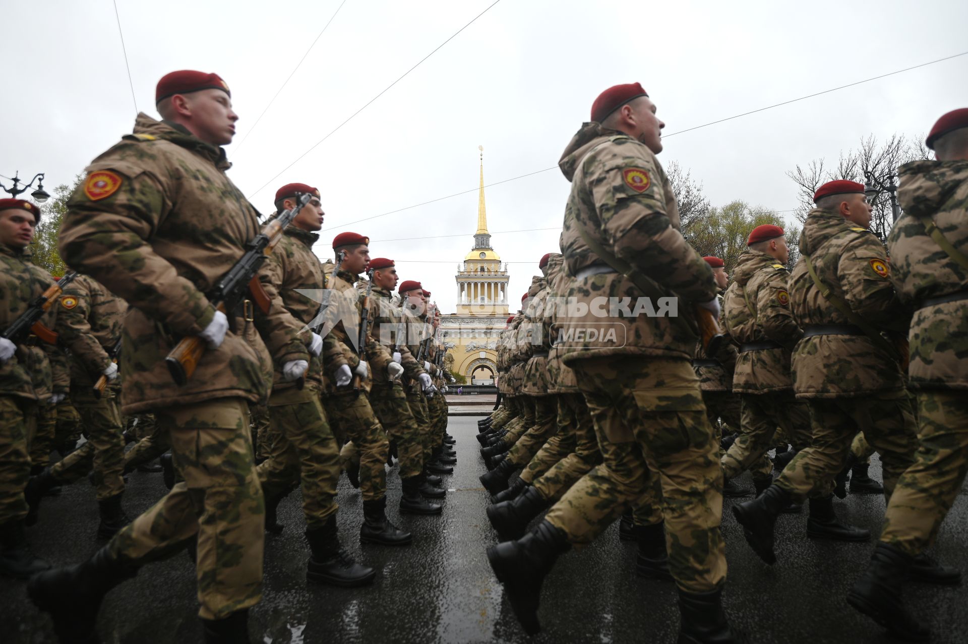 Генеральная репетиция парада Победы в Петербурге