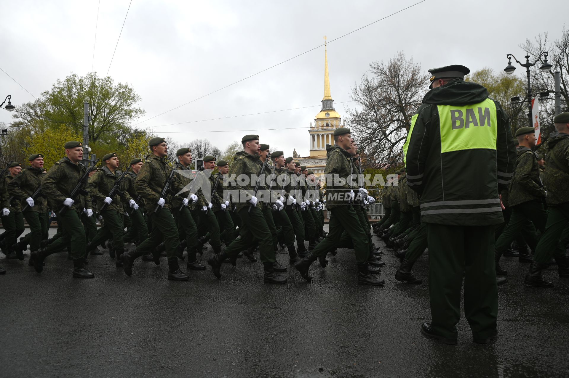 Генеральная репетиция парада Победы в Петербурге