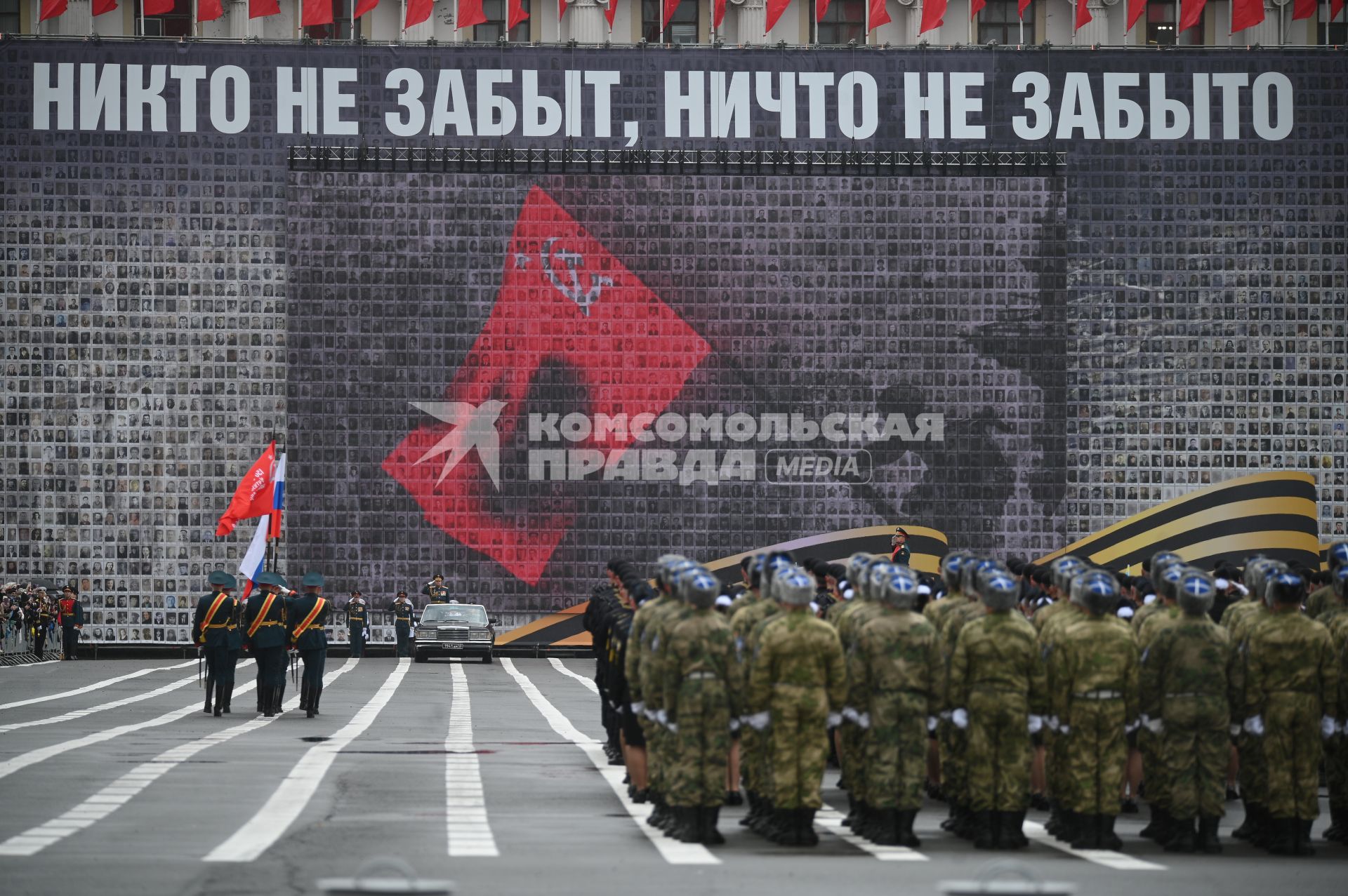 Генеральная репетиция парада Победы в Петербурге