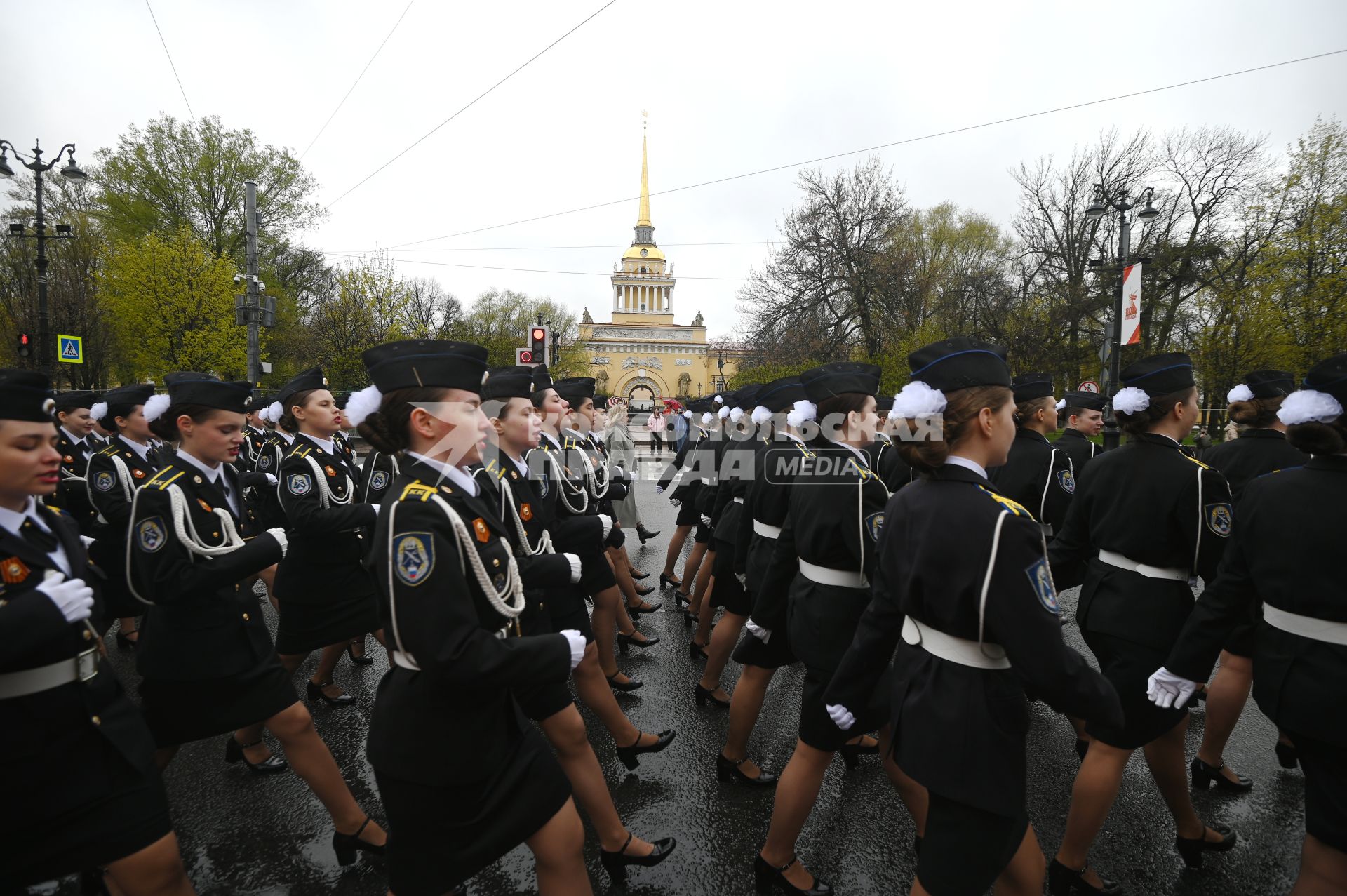 Генеральная репетиция парада Победы в Петербурге